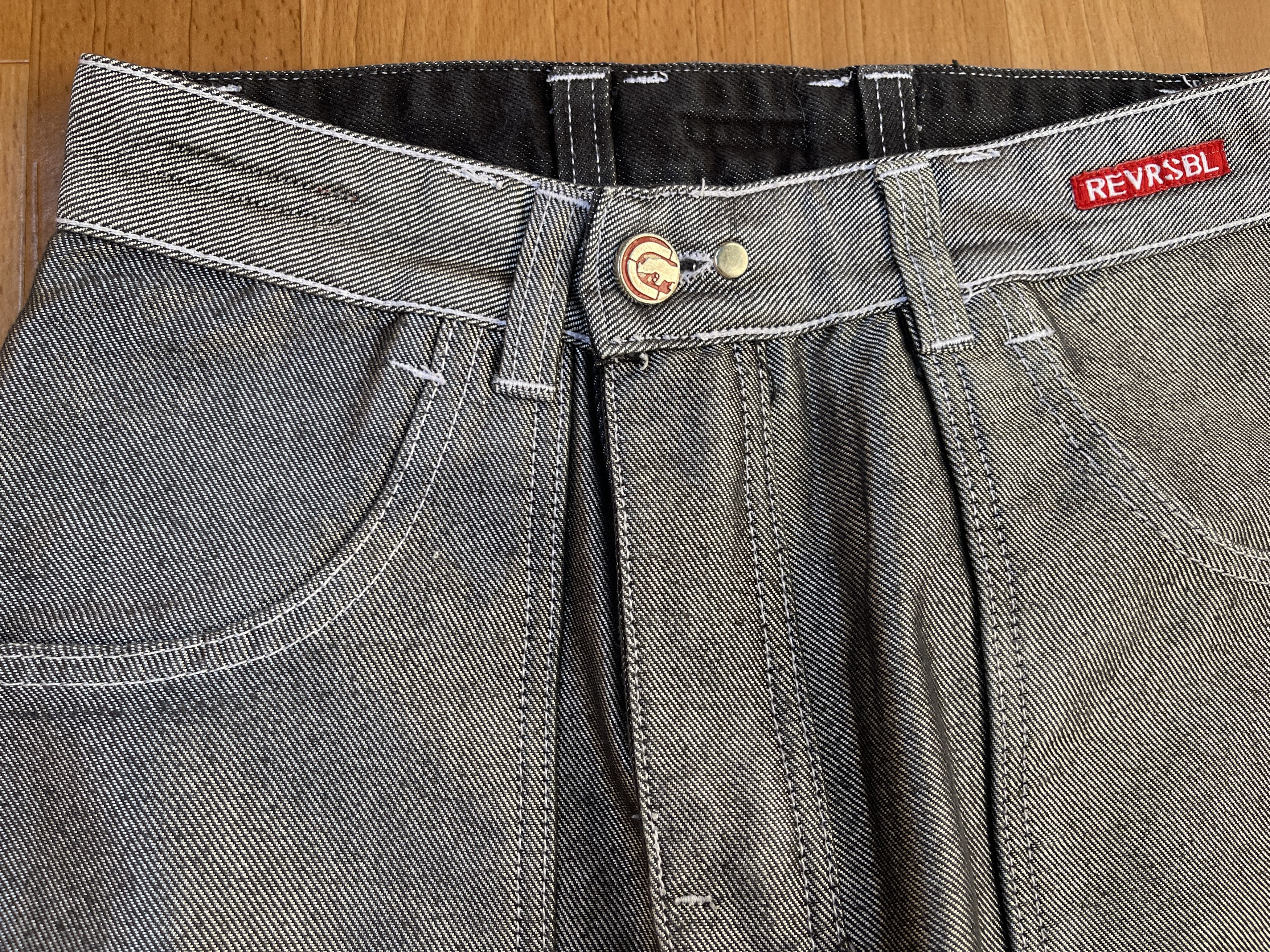 Ecko Unltd. Ecko Unltd jeans, shiny silver metallic vintage baggy Y2K 26 Size US 26 / EU 42 - 12 Thumbnail