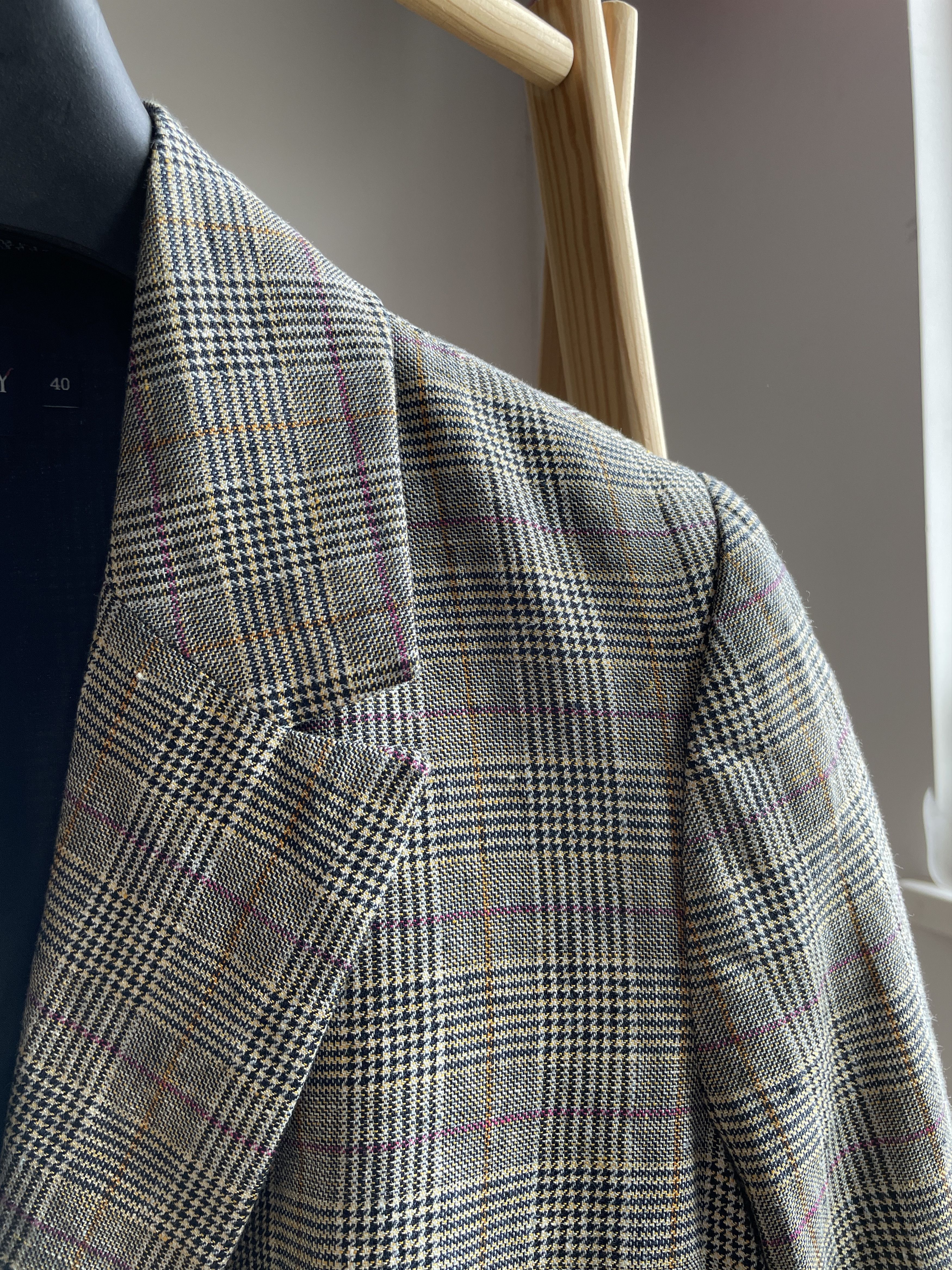 Purdey Purdey Womens Plaid Linen Coat Size EUR 40 Size S / US 4 / IT 40 - 5 Thumbnail