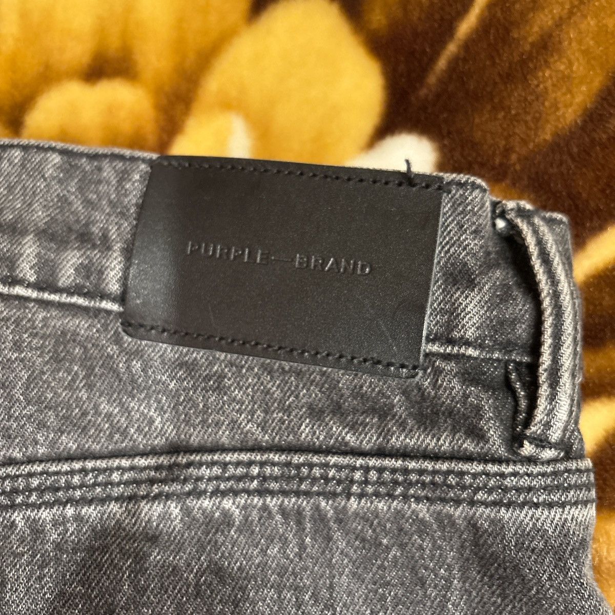 Purple Brand Black Purple Brand embroidered Size US 34 / EU 50 - 3 Thumbnail