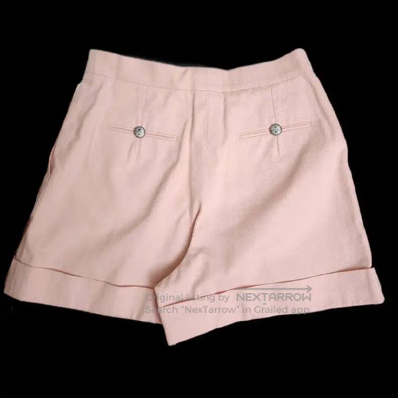 Chanel Chanel Pink Cotton Spring Shorts . Size 23" - 2 Thumbnail