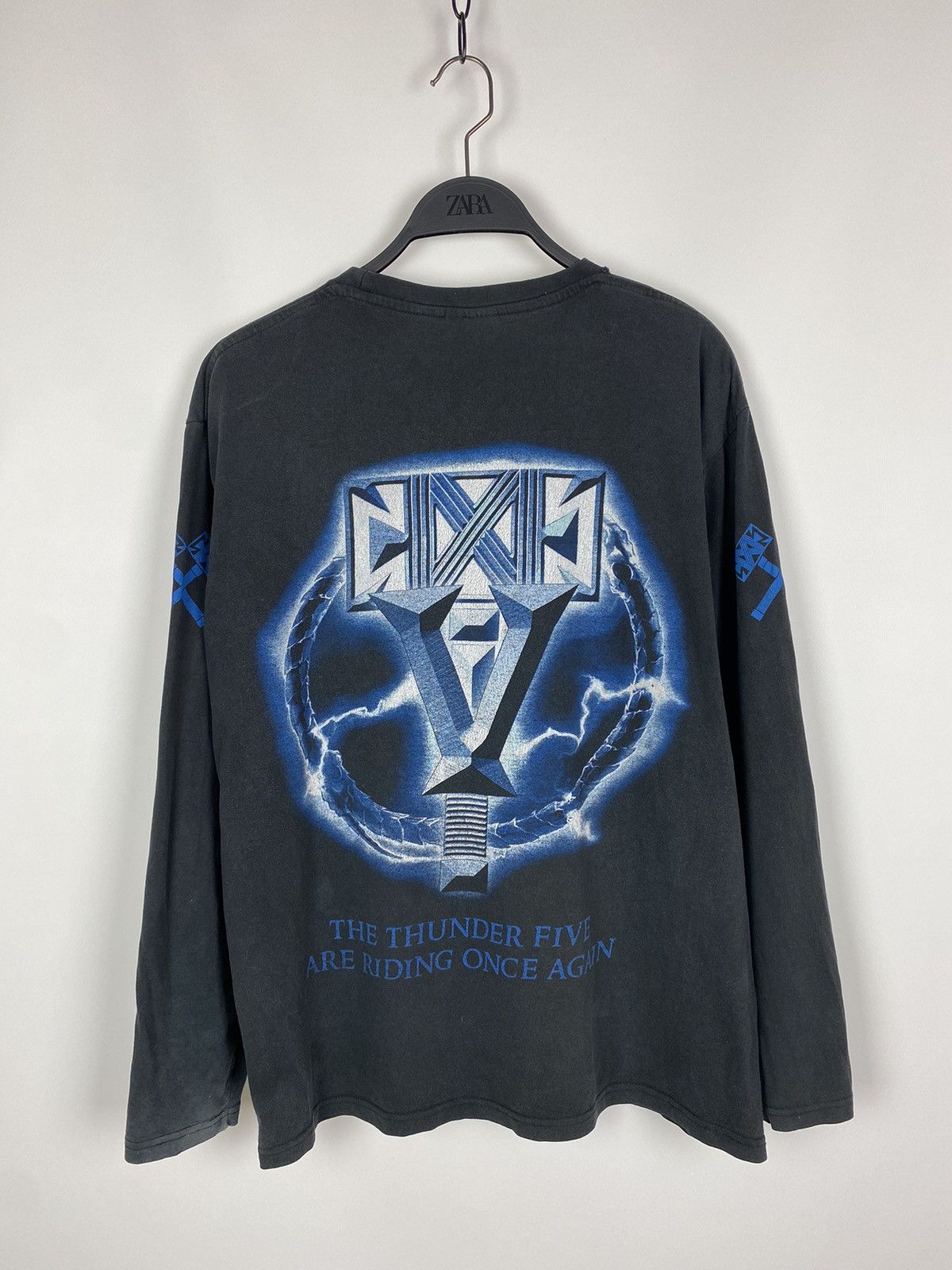 Band Tees 2000’s Vintage HammerFall Treshold Album Graphic Long Sleeve Size US L / EU 52-54 / 3 - 10 Thumbnail