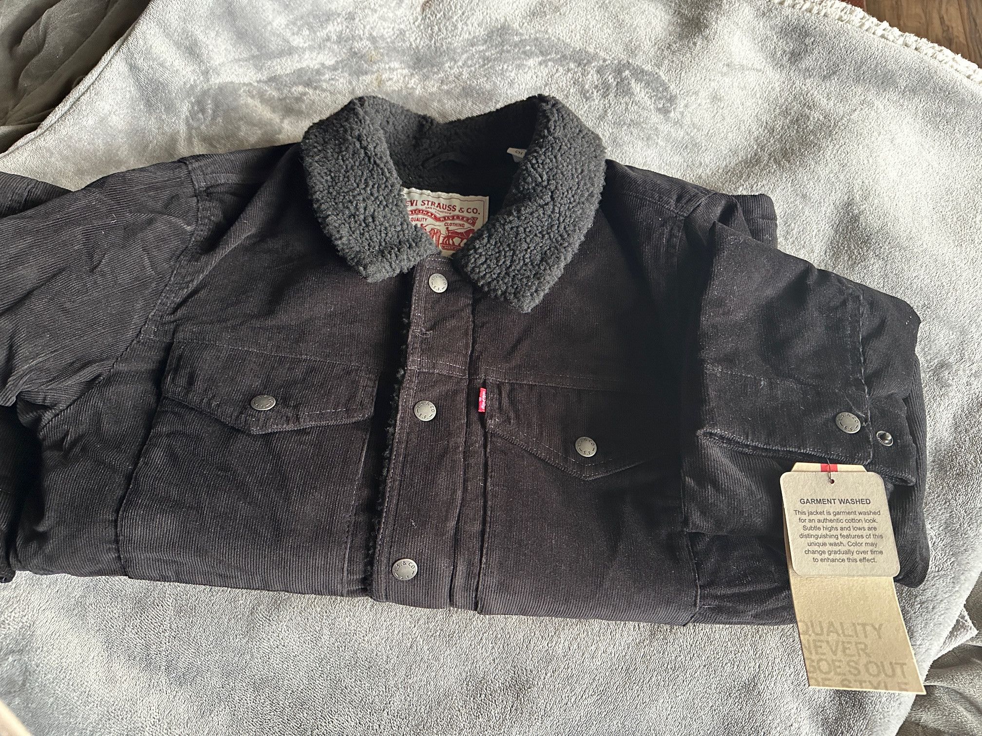 Levi's Levi's Men Regular fit Sherpa Demin Jacket Size US S / EU 44-46 / 1 - 6 Thumbnail