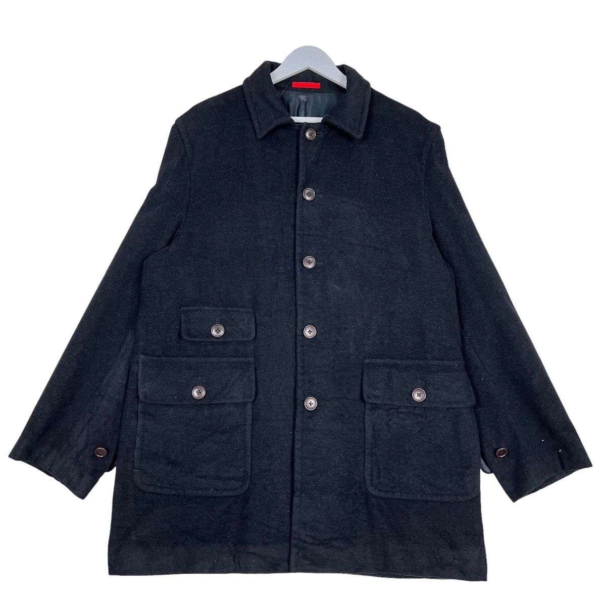 Japanese Brand 🔥 23 HOMME ONWARD PURE NEW WOOL COAT JACKET Size US M / EU 48-50 / 2 - 1 Thumbnail