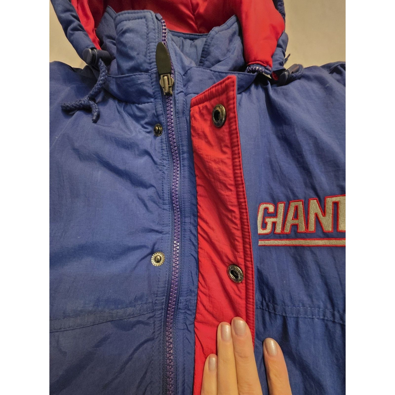 Reebok Vintage New York Giants Reebok Men's Heavyweight Puffer Size US XL / EU 56 / 4 - 7 Thumbnail