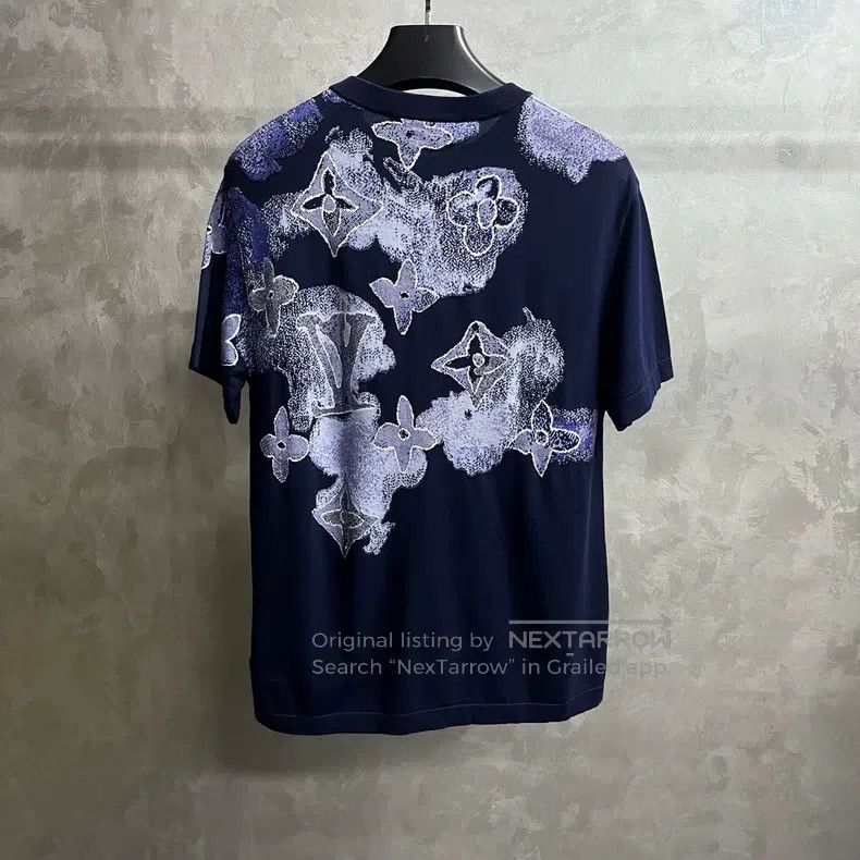 Louis Vuitton Louis Vuitton Blue ink print short sleeve T-shirt Size US S / EU 44-46 / 1 - 5 Thumbnail