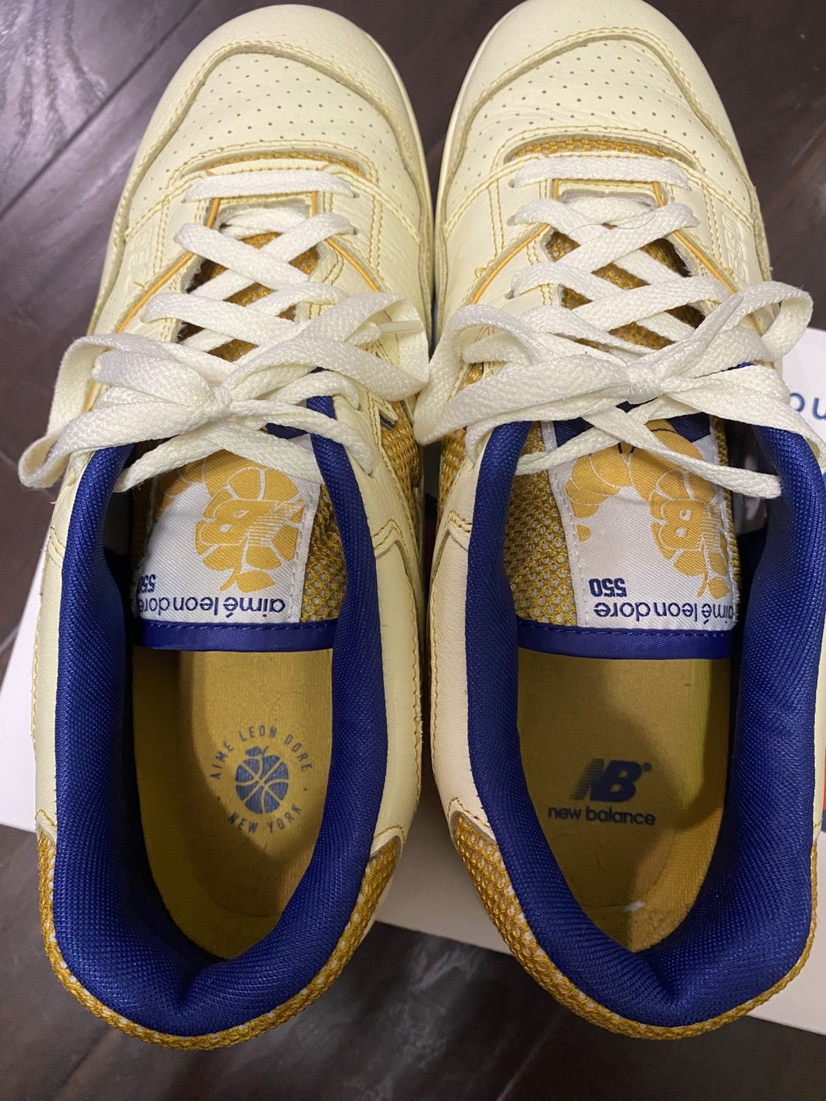 Aime Leon Dore × New Balance New Balance 550 Aime Leon Dore Masaryk Community Gym Yellow Size US 11.5 / EU 44-45 - 6 Thumbnail