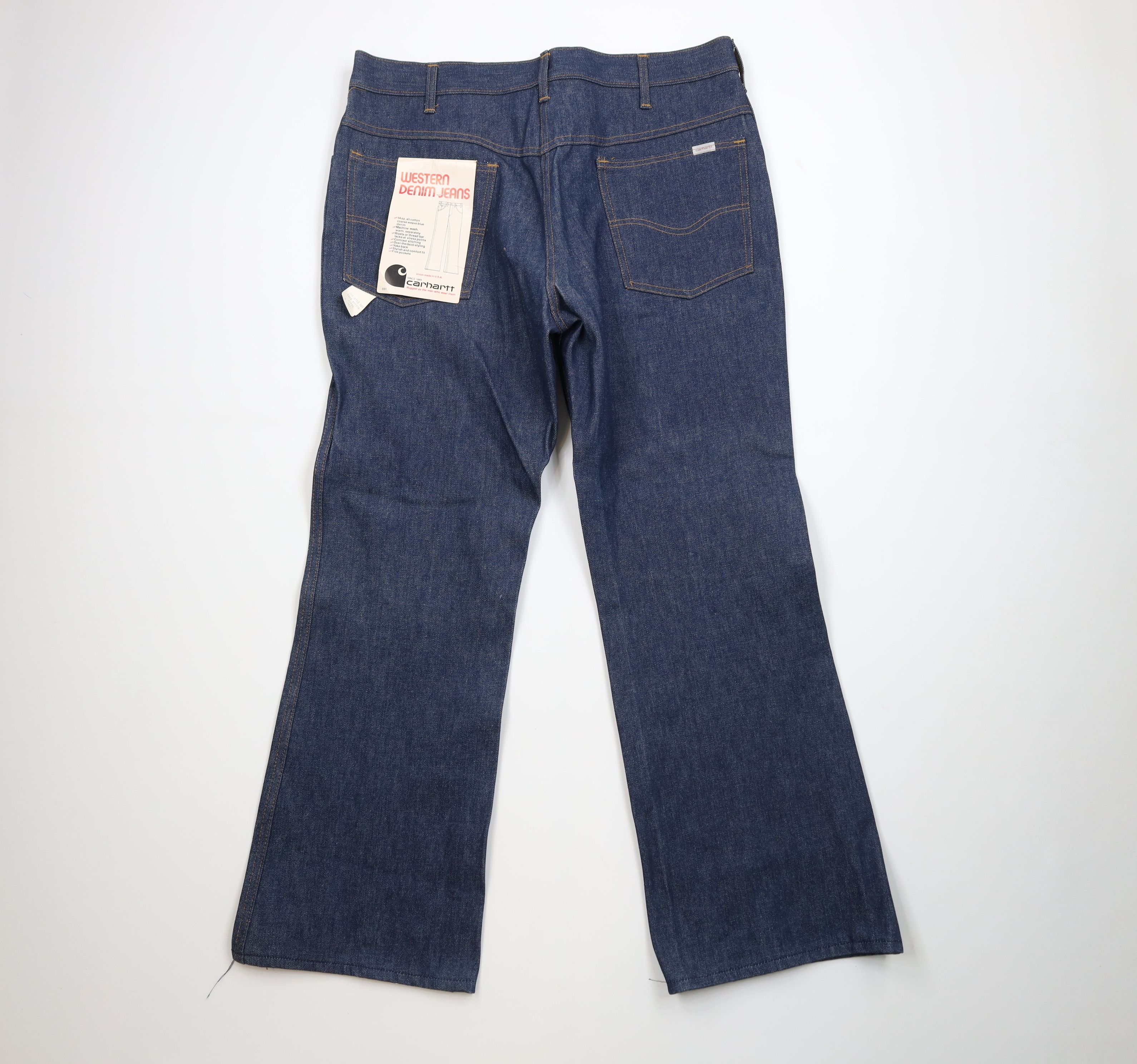 Carhartt Deadstock Vintage 80s Carhartt Wide Leg Denim Jeans USA Size US 40 / EU 56 - 8 Thumbnail