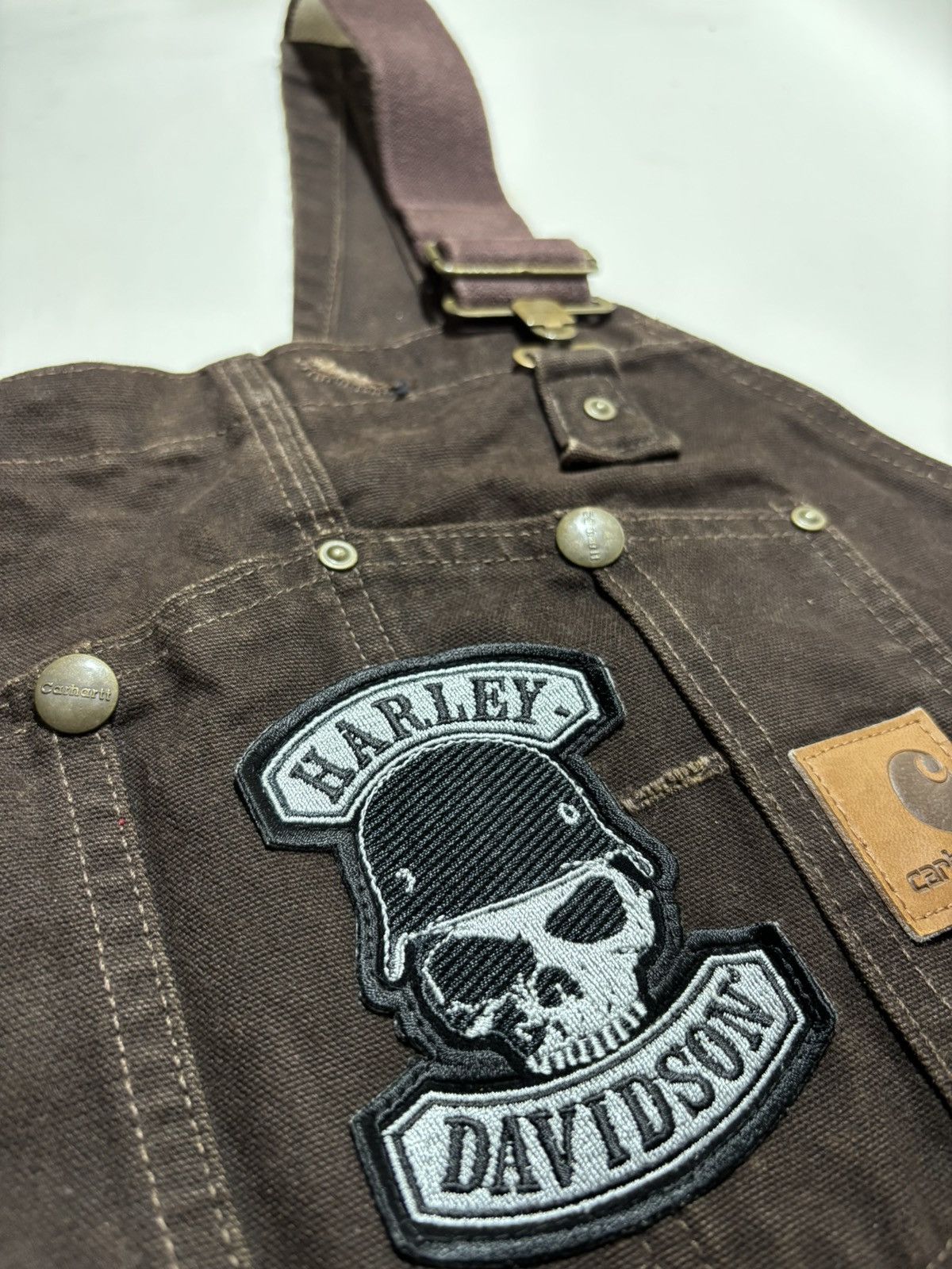 Carhartt Carharrt Overall Jumpsuit Double Knee x Harley Davidson Size US 40 / EU 56 - 5 Thumbnail