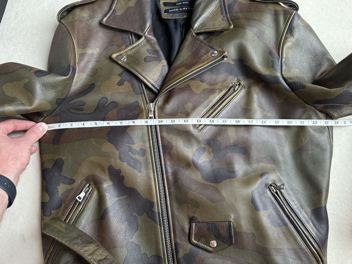 Pyer Moss The grail Pyer Moss camouflage camo biker leather jacket XL Size US XL / EU 56 / 4 - 8 Thumbnail