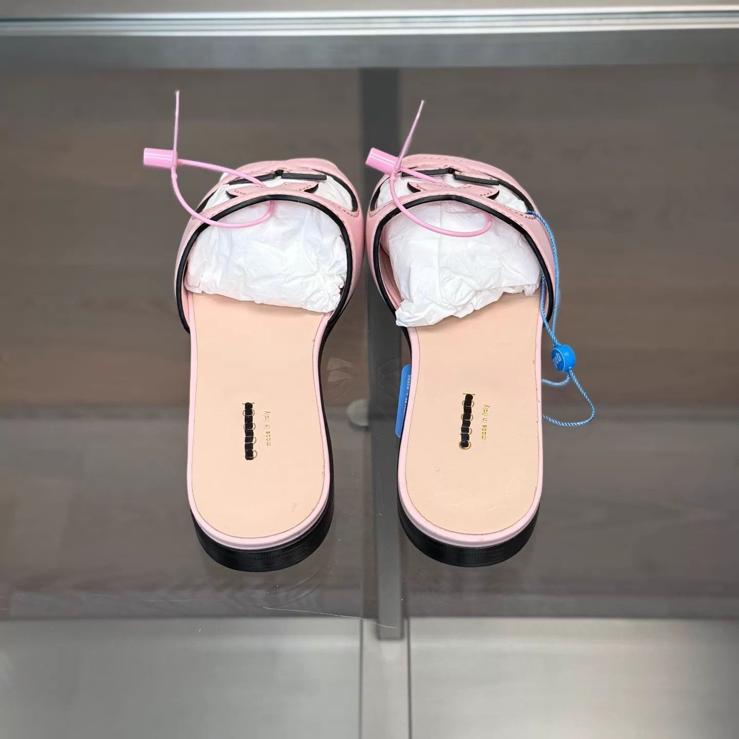 Gucci Gucci Pink GG Openwork Slippers 35.5 Size US 5 / IT 35 - 4 Thumbnail