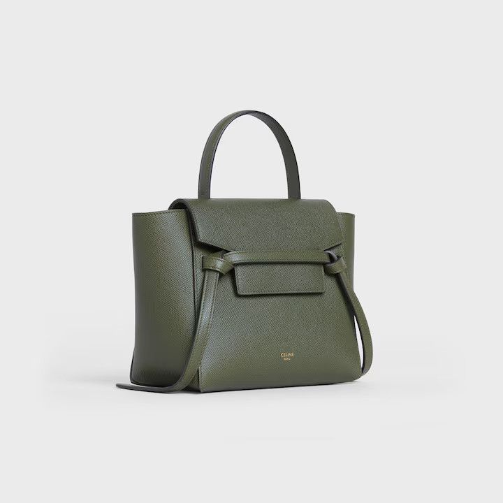 Celine o1bcso1str0225 Size: OS / 189003ZVA Nano Belt Bag in Khaki Size ONE SIZE - 2 Thumbnail