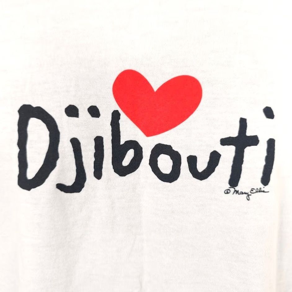 Vintage VINTAGE Djibouti Tshirt Mens Size Medium White Mary Ellis Souvenir Tee East Africa Size US M / EU 48-50 / 2 - 3 Thumbnail
