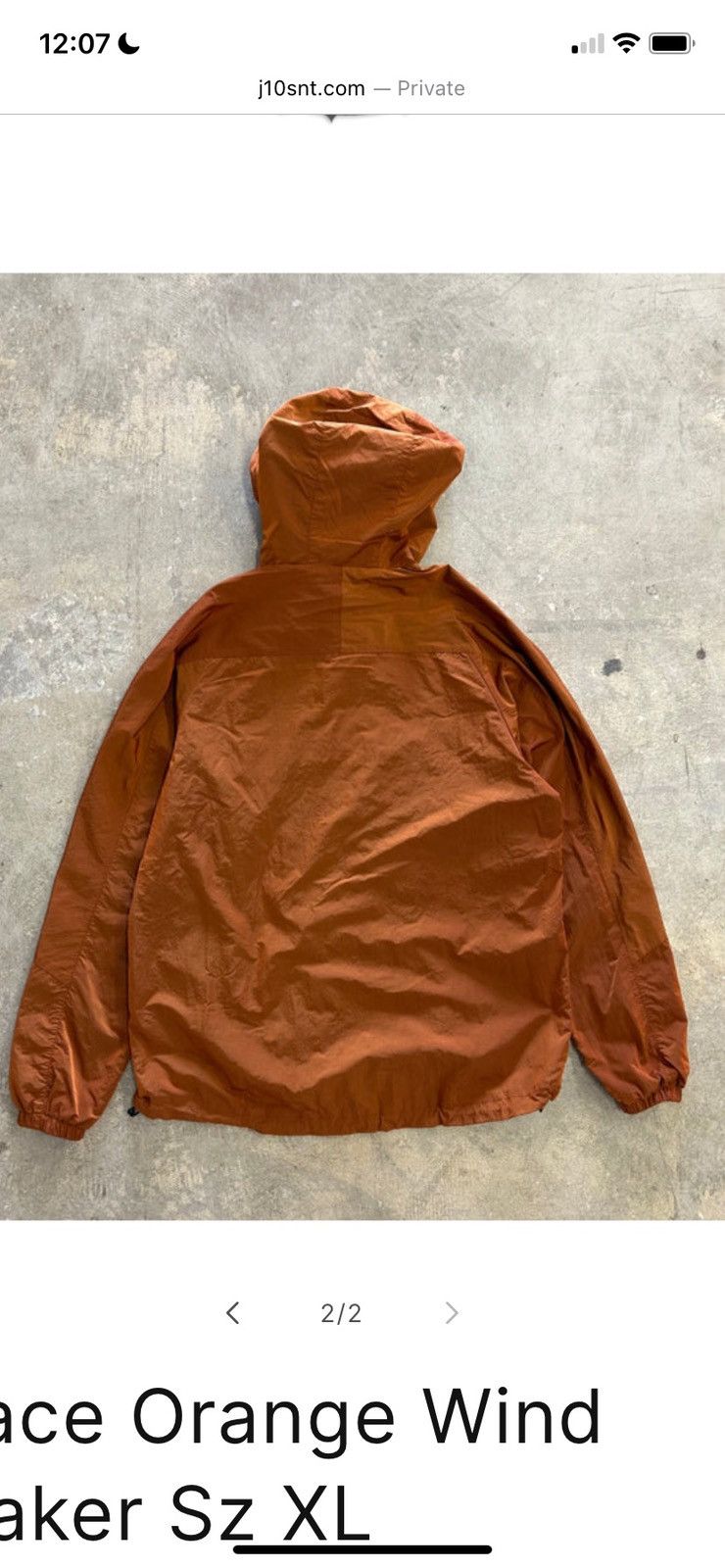 Palace Palace Orange Windbreaker Size US XL / EU 56 / 4 - 2 Thumbnail