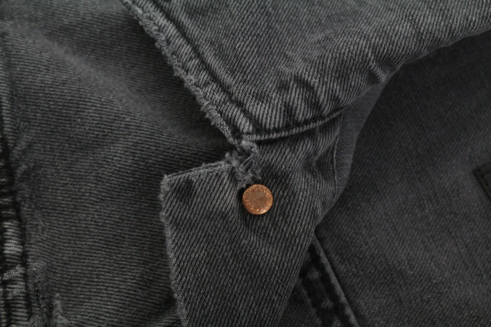 Nudie Jeans BILLY S Desolation Grey Polo Neck Denim Jacket 82462 Size US S / EU 44-46 / 1 - 9 Thumbnail