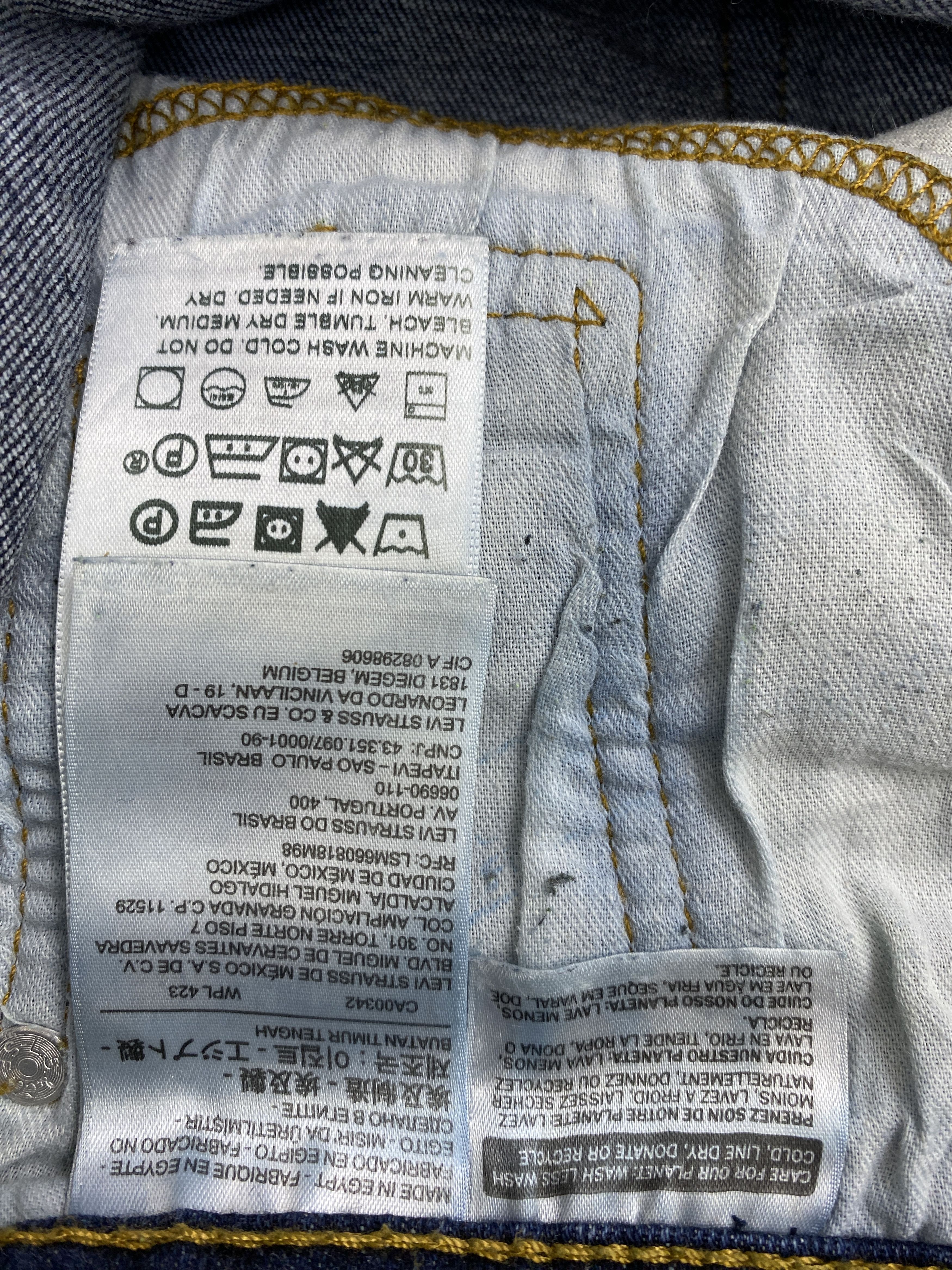 Levi's × Vintage Vintage Levis 502 Blue Faded Jeans Size US 28 / EU 44 - 11 Thumbnail