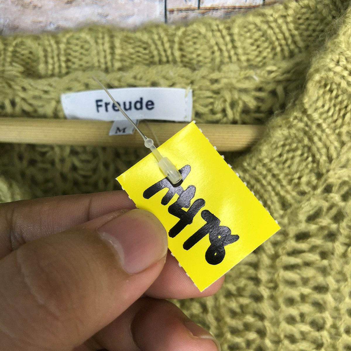Vintage Freude streetwear Green Knitwear #A478 Size US M / EU 48-50 / 2 - 10 Thumbnail