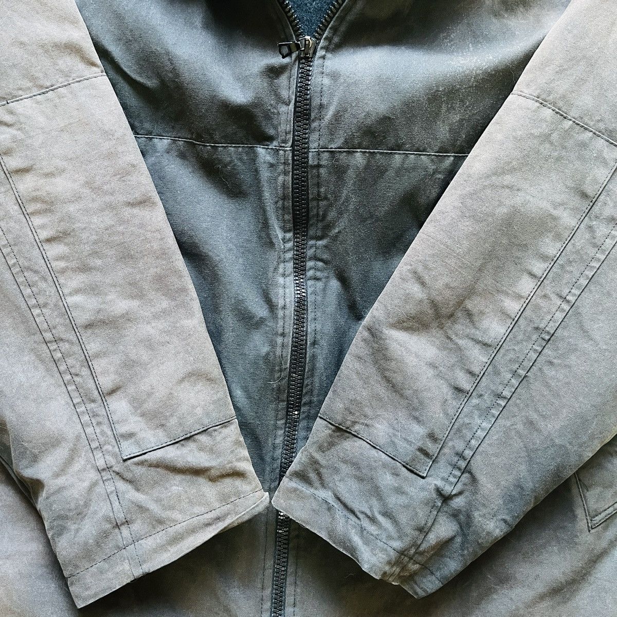 A.P.C. × Vintage Vintage 90s A.P.C Jean Touitou Double Elbow Jacket France Size US S / EU 44-46 / 1 - 13 Thumbnail