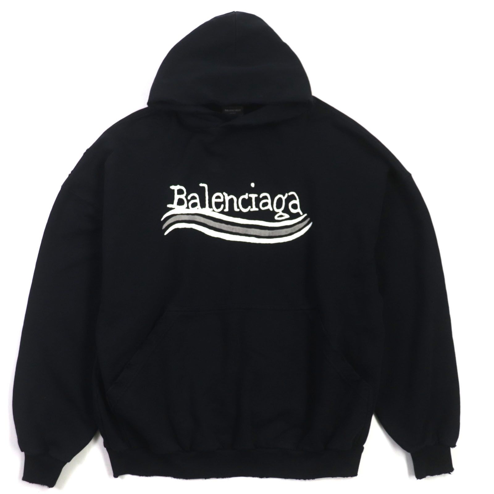 Balenciaga Balenciaga Balenciaga Cotton Hoodie Textile Sweatshirts & Hoodies DUTY FREE for USA Size ONE SIZE - 1 Thumbnail