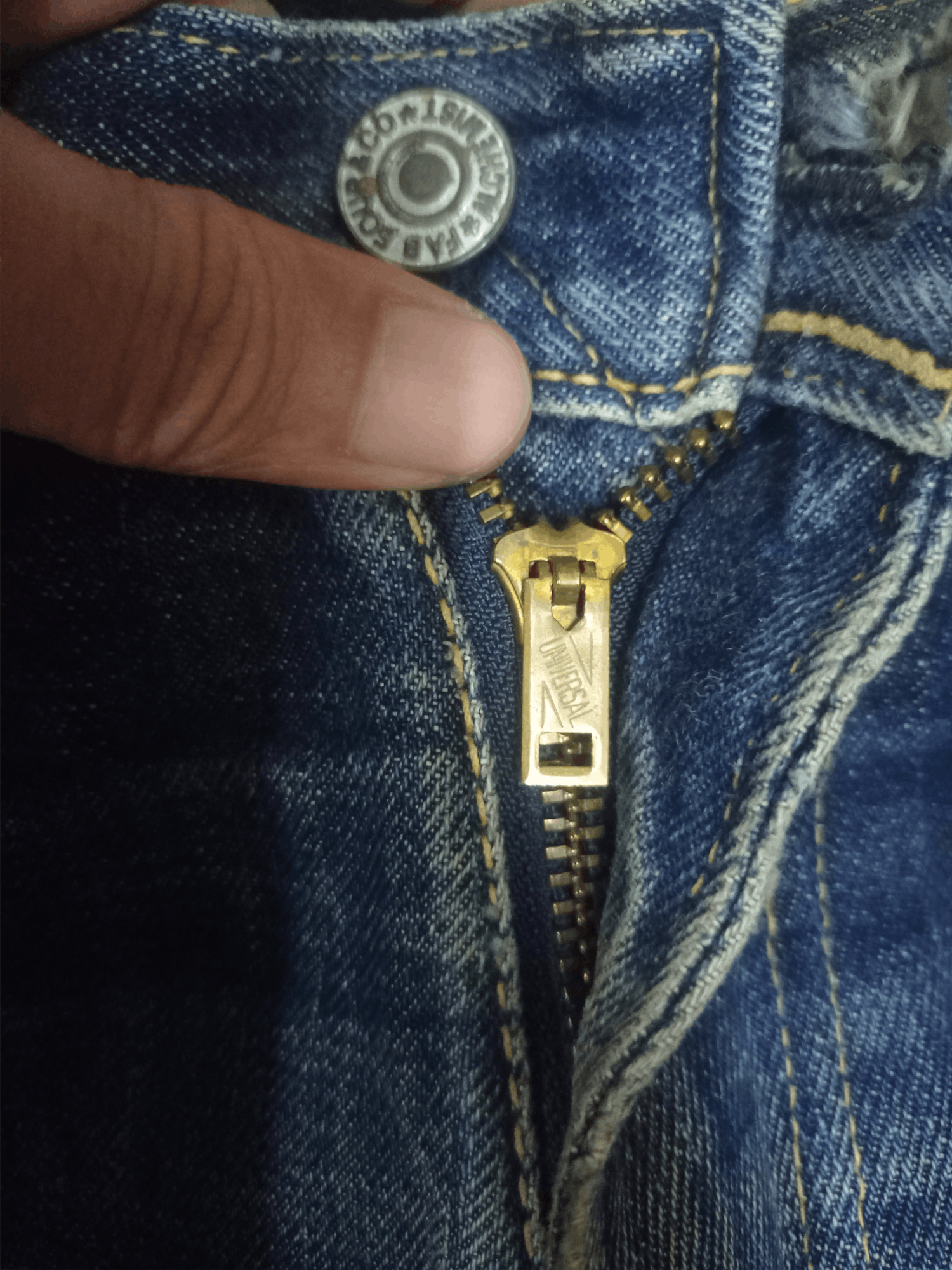 Skull Jeans by an Alchemist Vintage Japanese Skull Jeans By Analchemist Bootcut Jeans Size US 30 / EU 46 - 3 Thumbnail