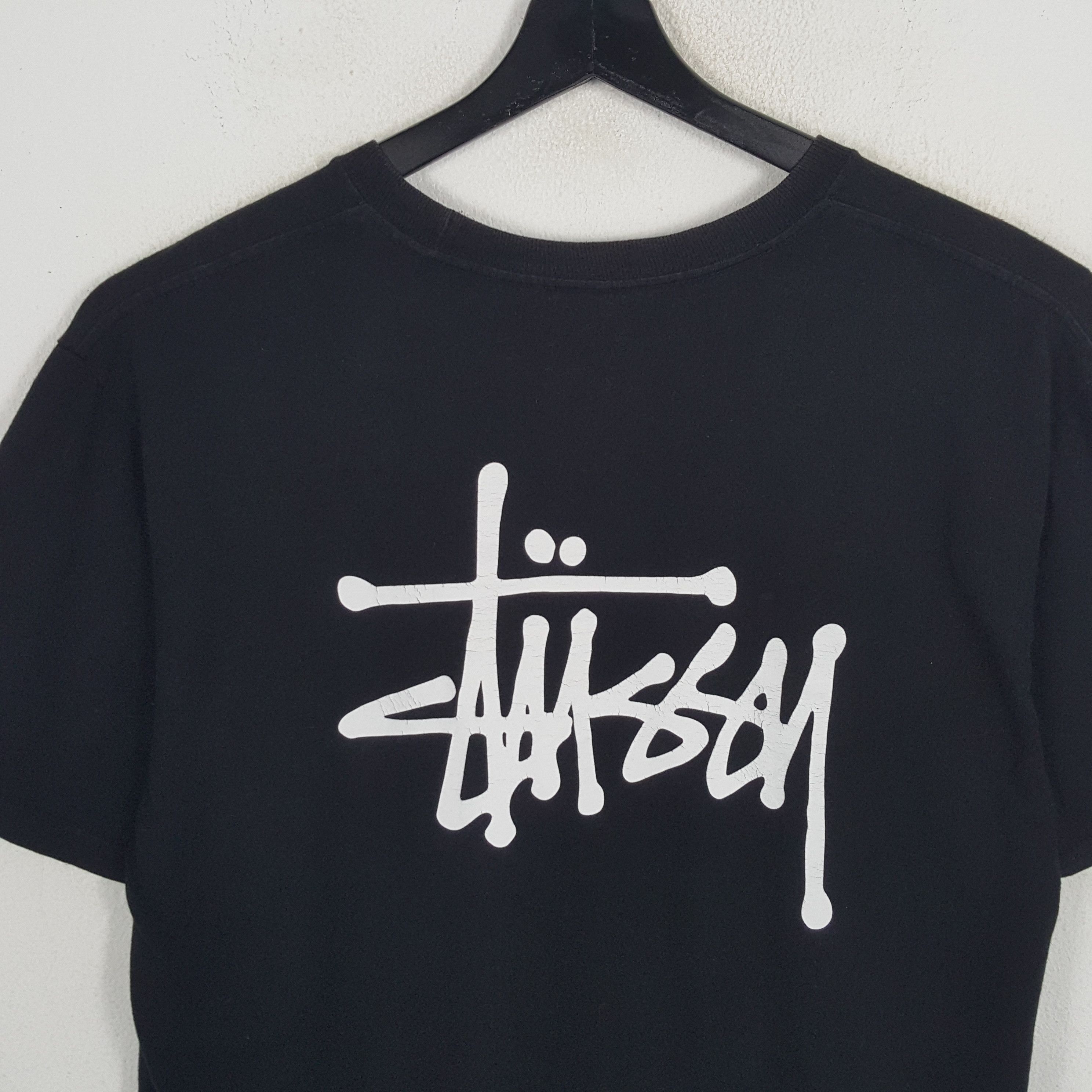 Stussy × Vintage STUSSY Daily Streetwear Skater Style Custom Art Tshirt Size US XL / EU 56 / 4 - 2 Thumbnail