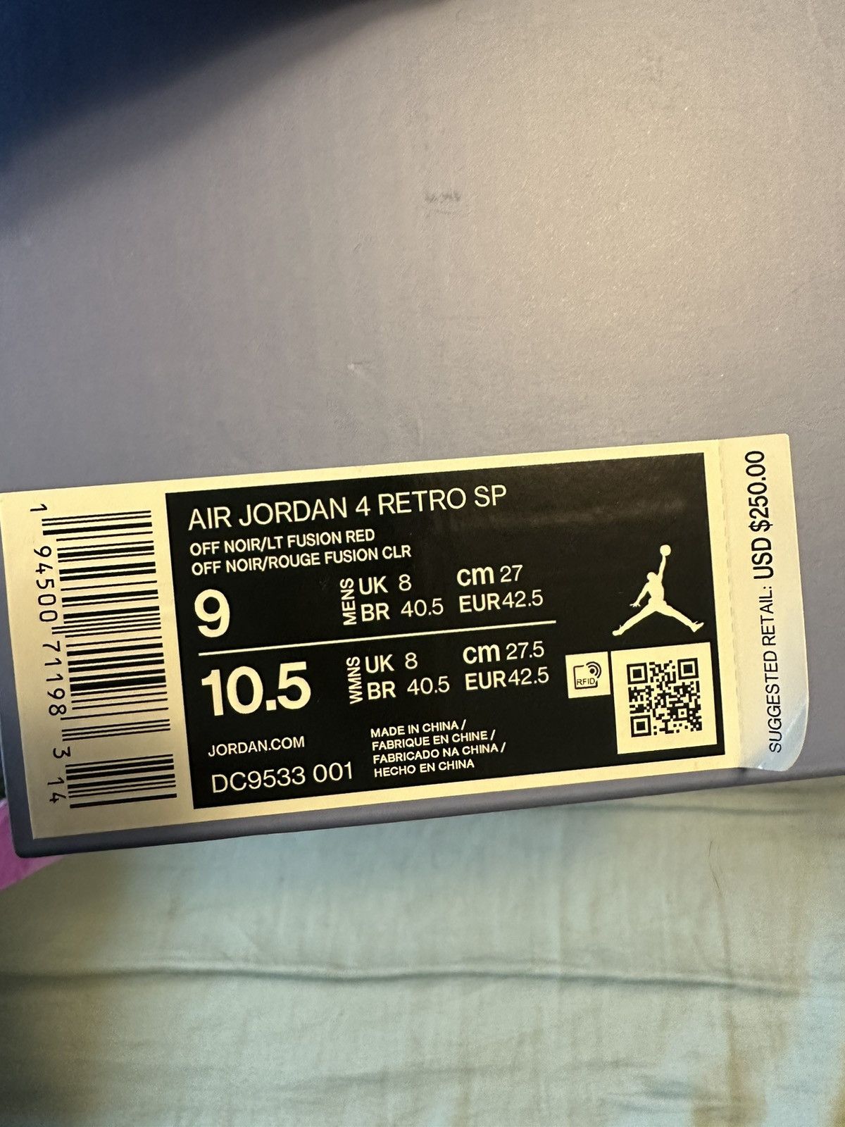 Jordan Brand × Nike × Union LA Union LA x Air Jordan J4 Off Noir Size US 9 / EU 42 - 10 Thumbnail