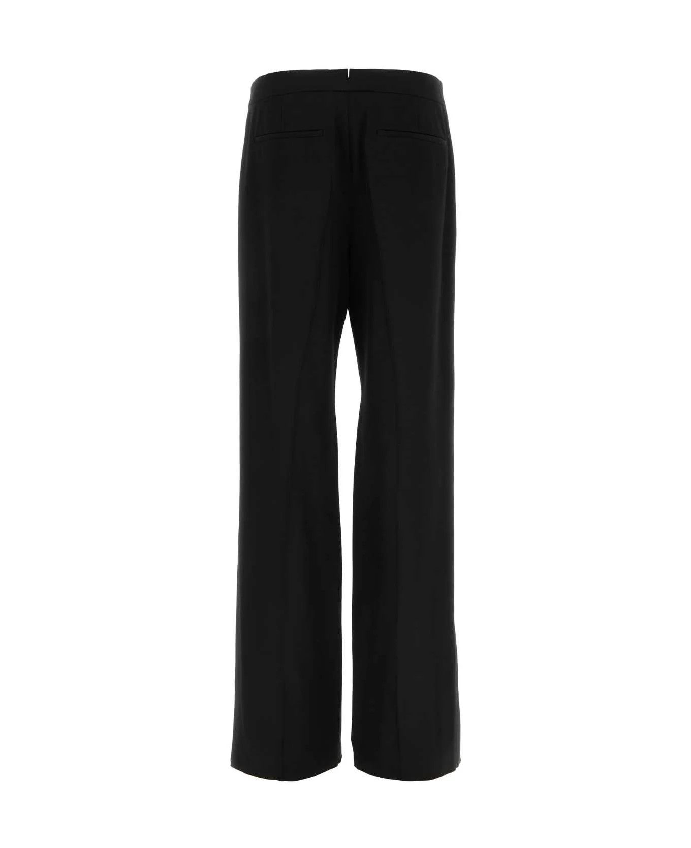 Saint Laurent Paris oc11z0126 818162 Yves Tuxedo Pants in Grain De Poudre Black Size US 32 / EU 48 - 2 Thumbnail
