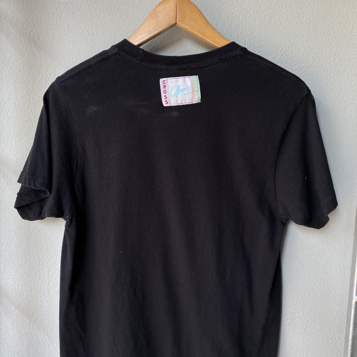 Cross Colours Cross Colours BABY GIRD Black T-Shirt with Graphic Print Size S / US 4 / IT 40 - 4 Thumbnail