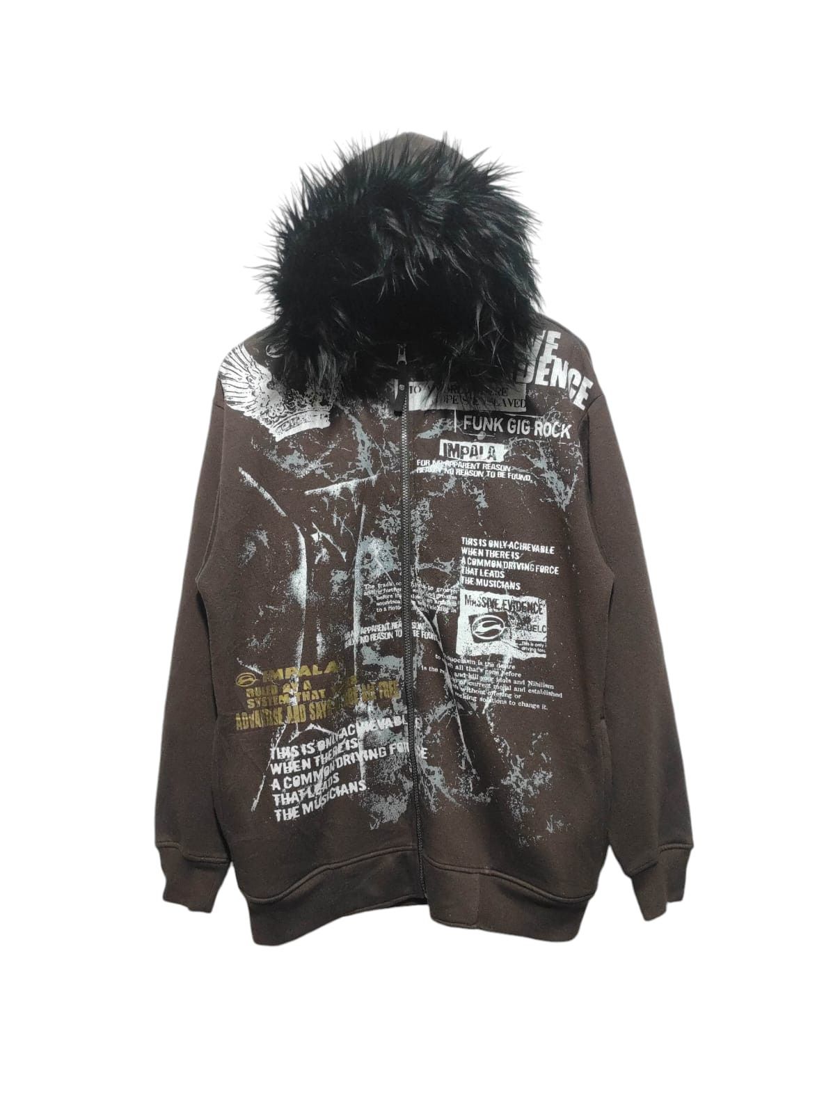 Affliction Impala Poem Zip Fur Hoodie if six was nine LGB style Size US L / EU 52-54 / 3 - 1 Thumbnail