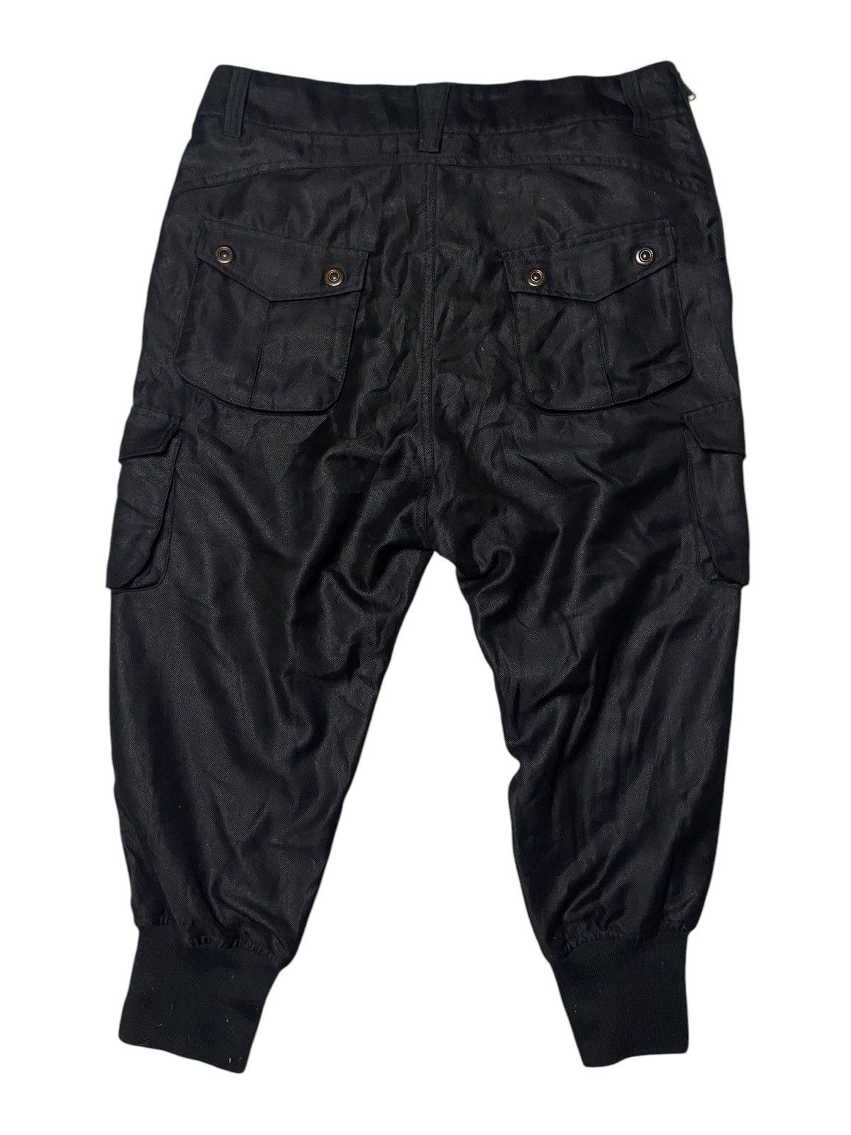If Six Was Nine 2000's Civarize Waxed Zip Shorts Size US 31 - 2 Thumbnail