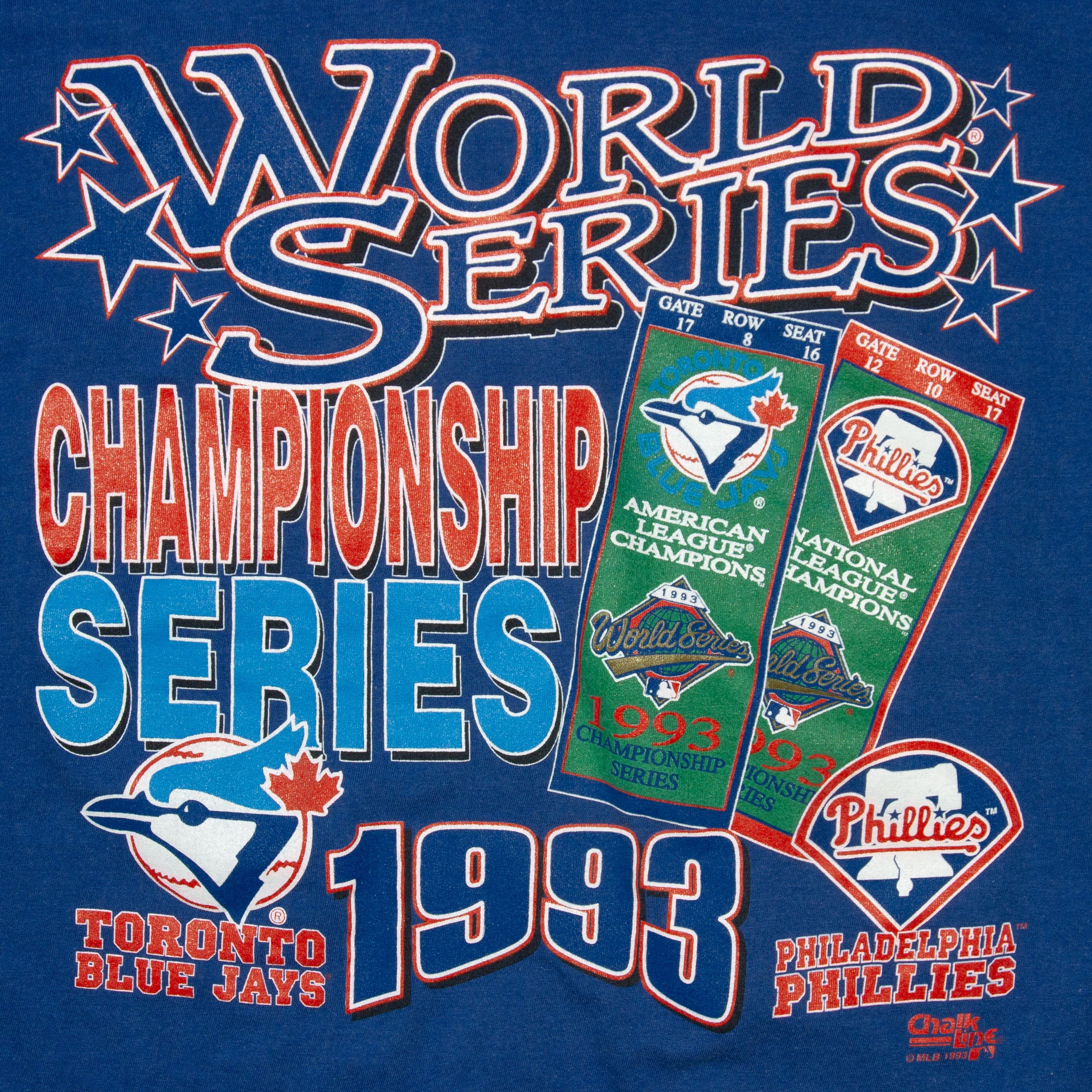 Vintage 1993 Chalkline World Series Tee Size US L / EU 52-54 / 3 - 2 Thumbnail