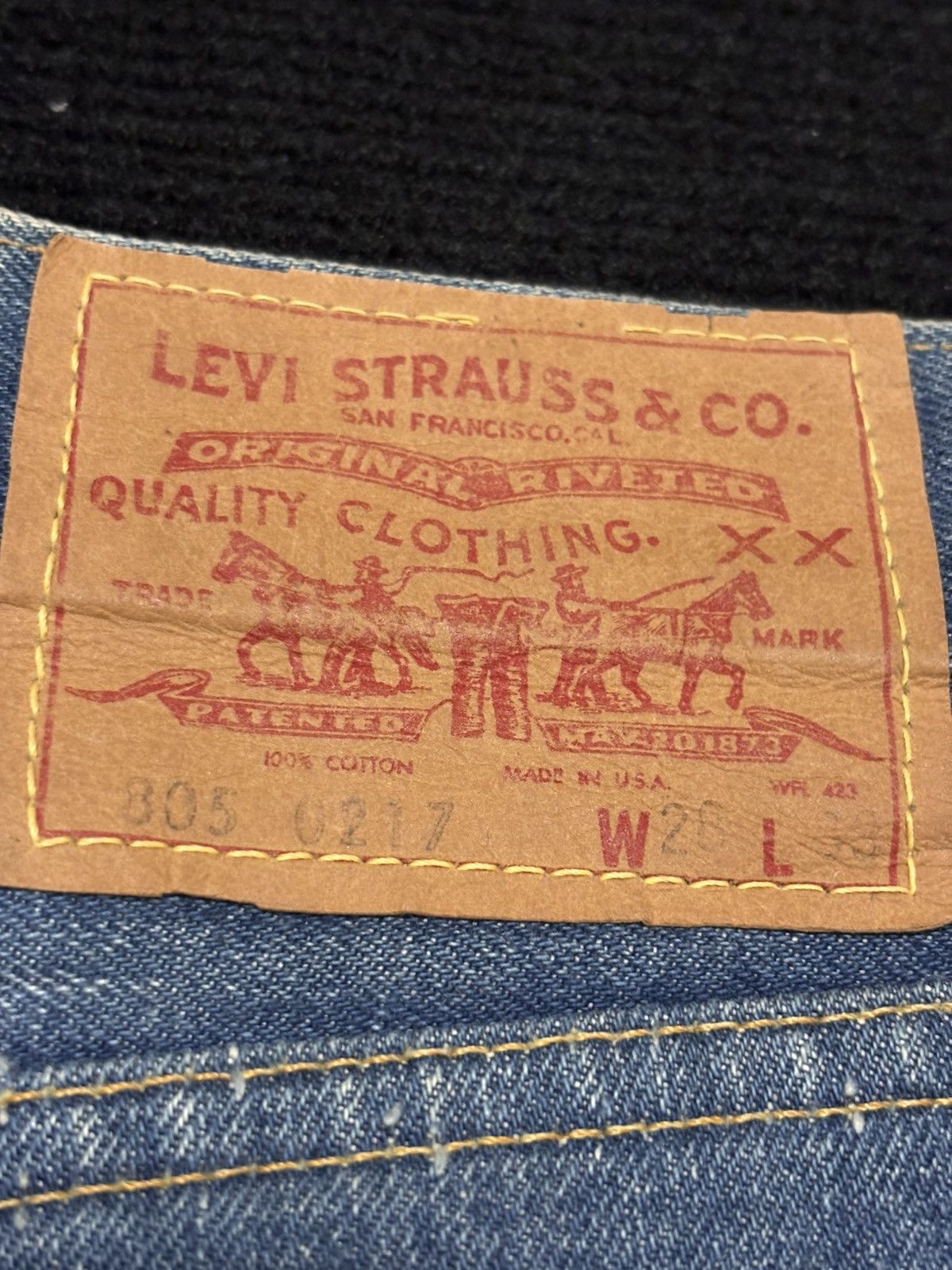 Levi's Vintage Levis 805 button 8 Size US 29 - 11 Thumbnail