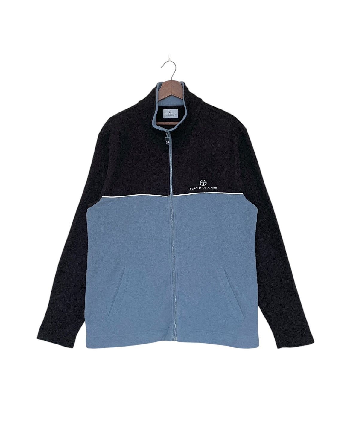 Sergio Tacchini × Vintage Vintage Brand Sergio Tacchini Full Zipper Fleece 1990s Size US M / EU 48-50 / 2 - 1 Thumbnail