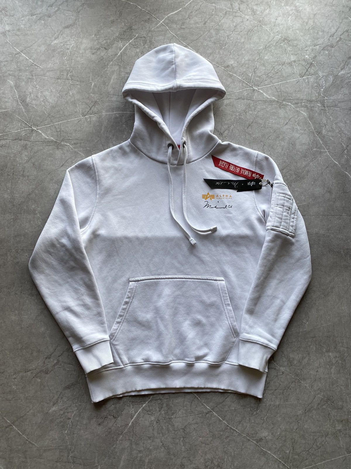 Alpha Industries 🥊Rare Alpha Industries & Muhammad Ali Big Logo Hoodie Size US S / EU 44-46 / 1 - 2 Thumbnail