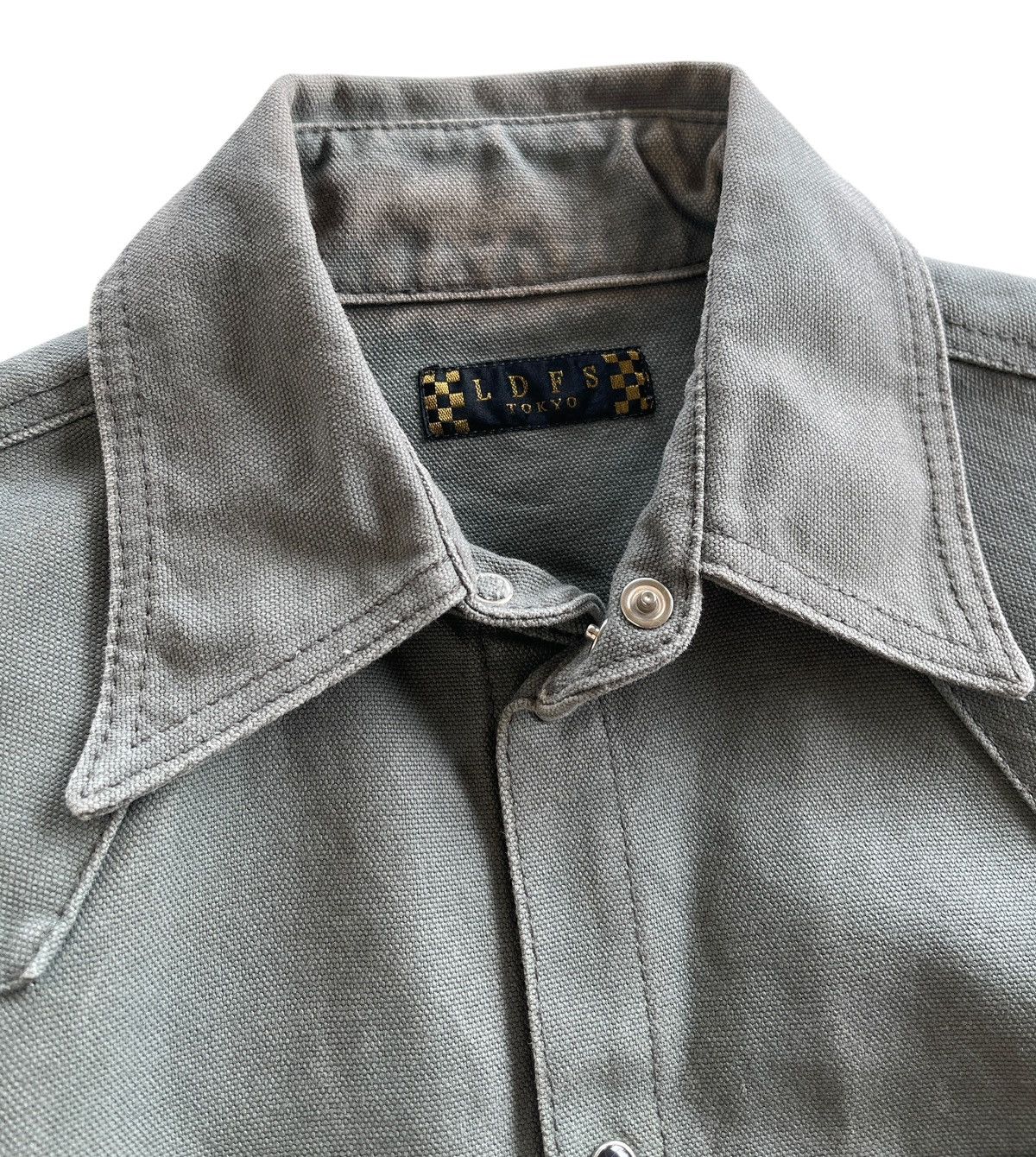 Vintage LDFS Tokyo Canvas Western Jacket Size US L / EU 52-54 / 3 - 8 Thumbnail