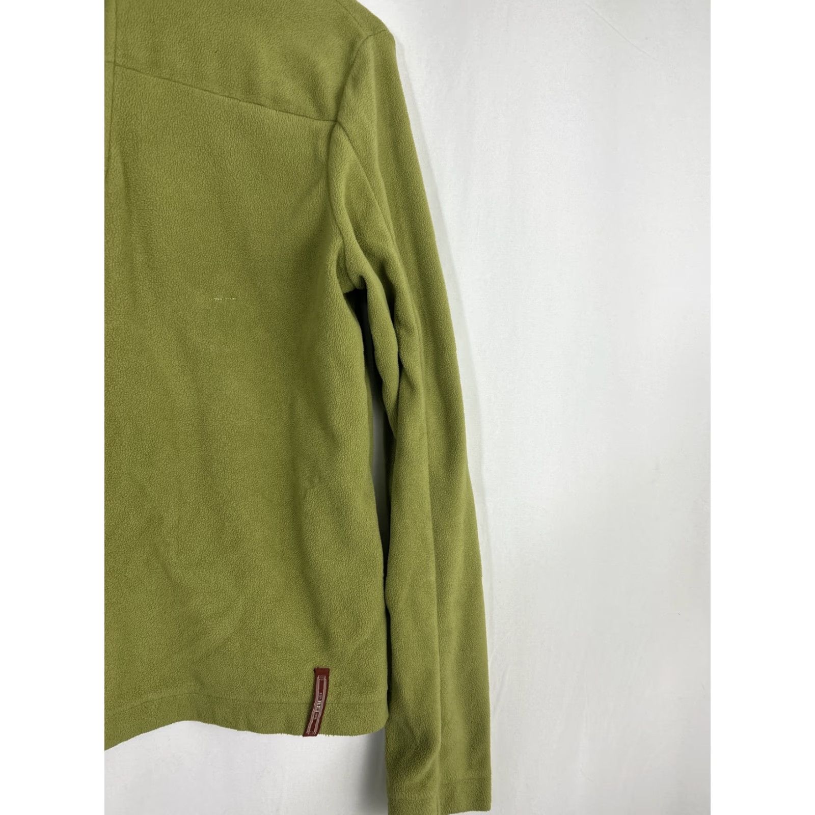 Vintage REI Pullover 1/4 Zip Fleece Green Womens Medium Outdoor Casual Long Sleeve Size M / US 6-8 / IT 42-44 - 3 Thumbnail
