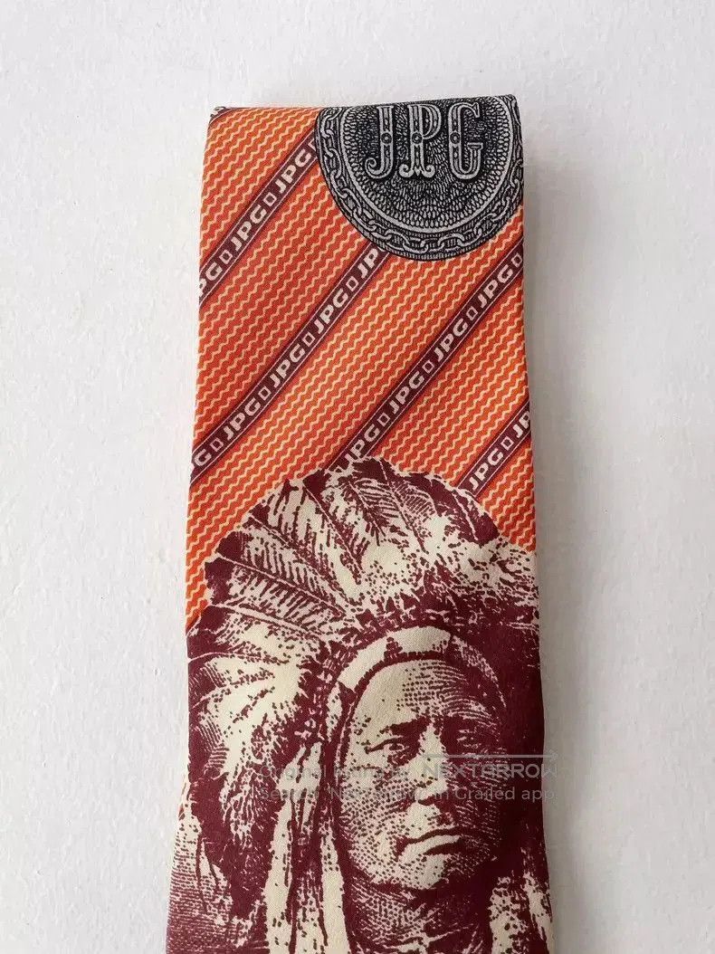 Jean Paul Gaultier Jean Paul Gaultier Indian Dollar Tie. Size ONE SIZE - 5 Thumbnail
