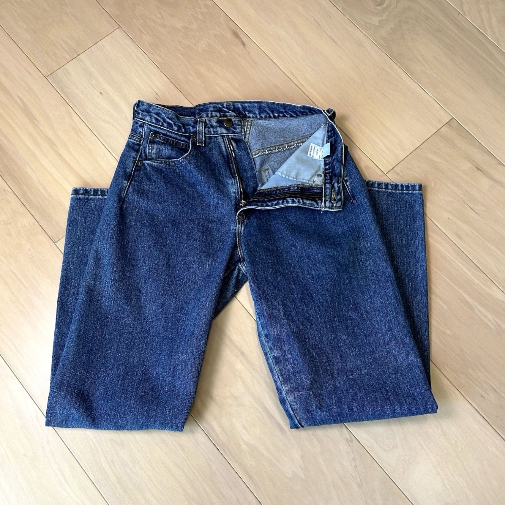 Denime Vintage Marithe Girbaud Francois Tapered Denim Jeans Womens 9/10 Blue Zip Button Size 30" / US 8 / IT 44 - 3 Thumbnail
