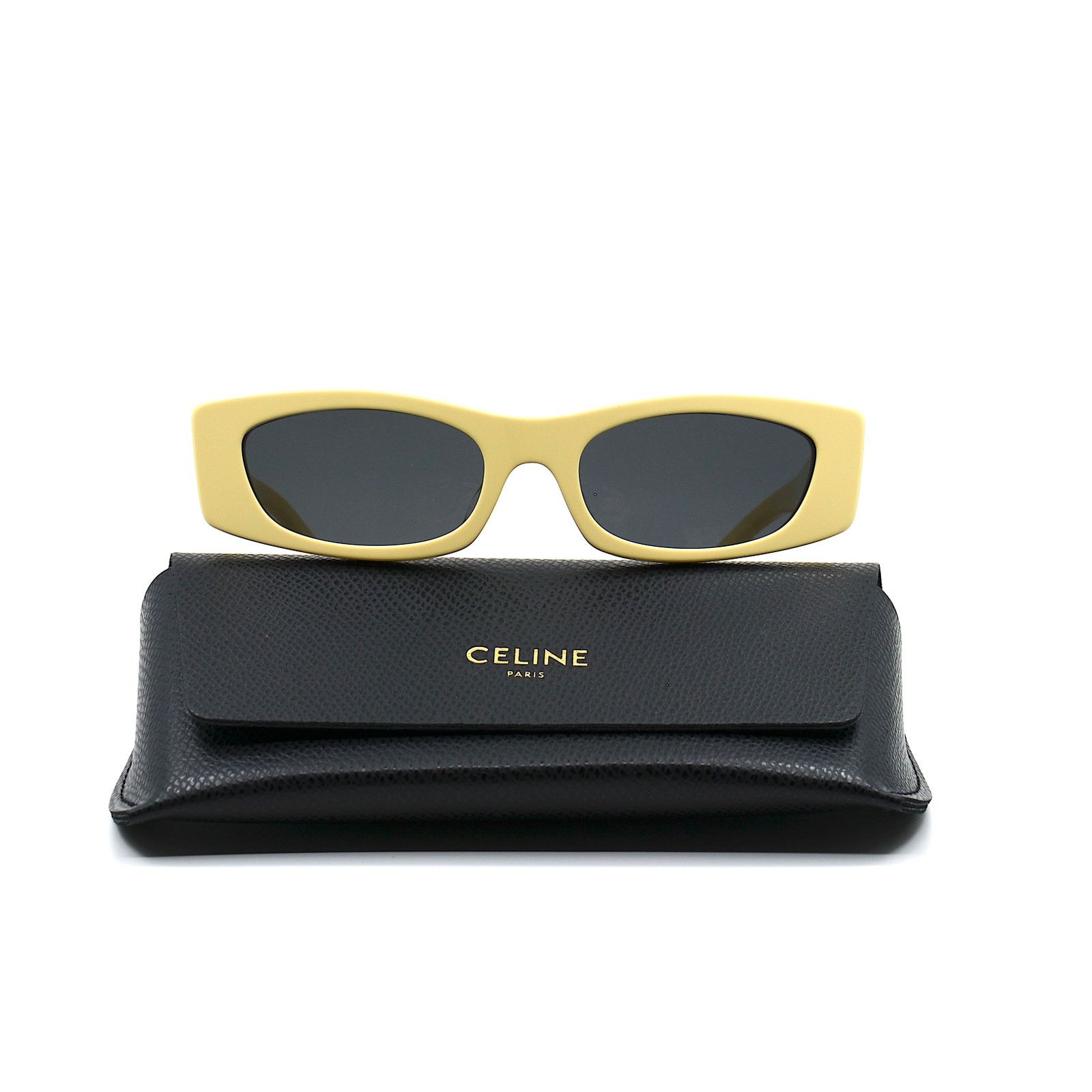 Celine NEW CELINE PARIS CL40245U 39A SHINY BUTTER GREY SUNGLASSES Size ONE SIZE - 5 Thumbnail
