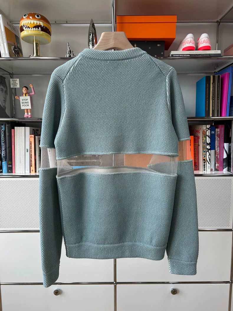Louis Vuitton Louis Vuitton Mint Green Patchwork sweater 2501-Nextarrow Size US XS / EU 42 / 0 - 6 Thumbnail