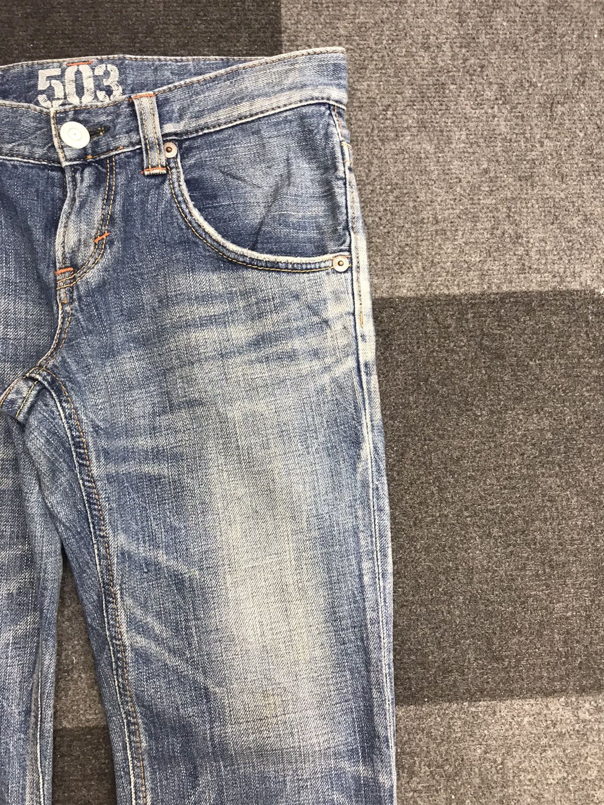 Edwin Flare🔥EDWIN 503 Flare Archival Fades Jeans F8 Size US 30 / EU 46 - 4 Thumbnail