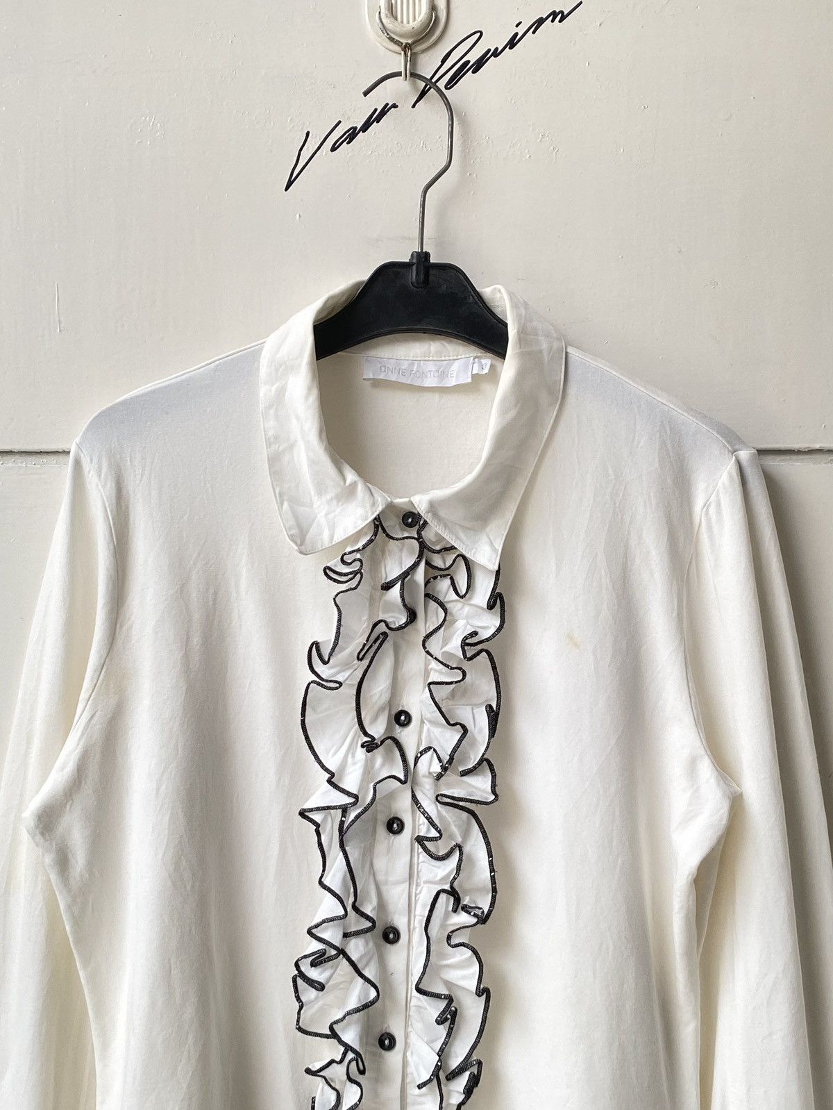 Other Anne Fontaine White Blouse Size US XS / EU 42 / 0 - 3 Thumbnail