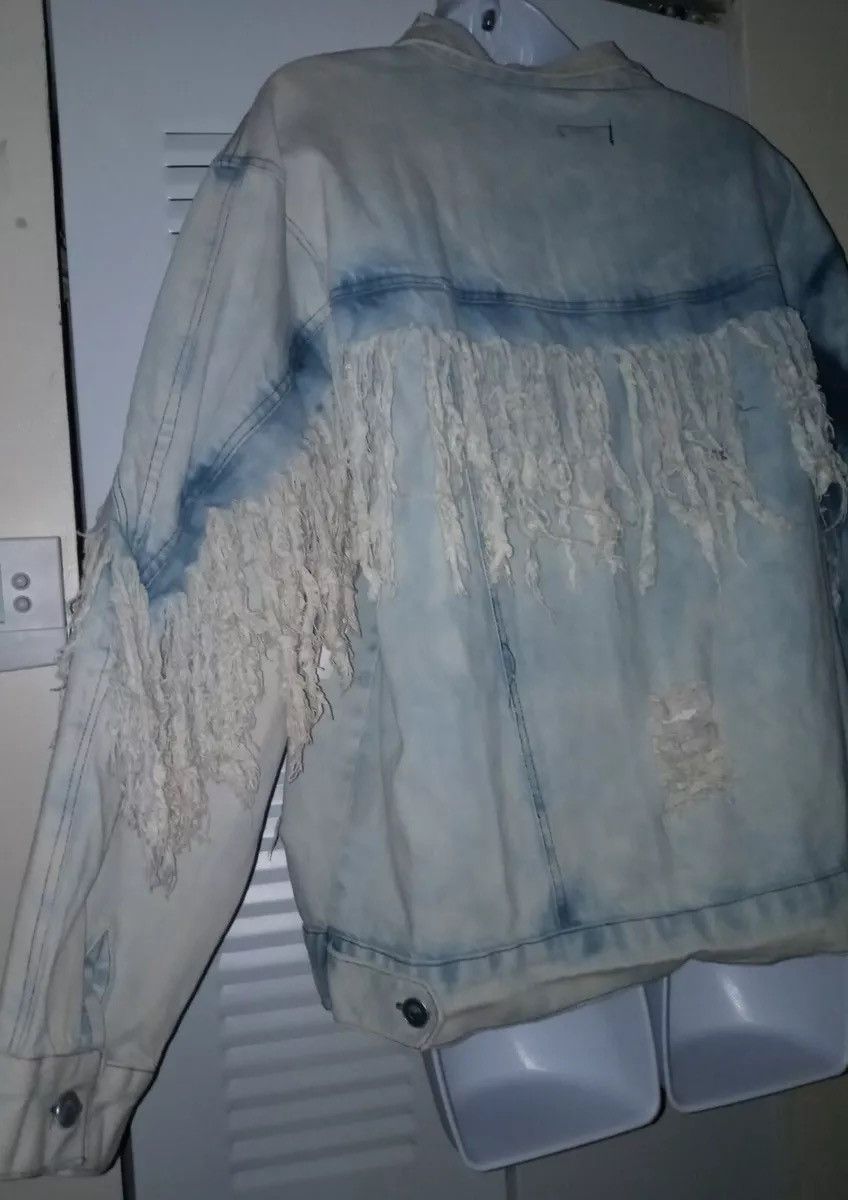Other KROIX Womens Distressed Acid Washed Frayed Fringe Denim 3XL Size 3XL / US 20-22 - 2 Thumbnail