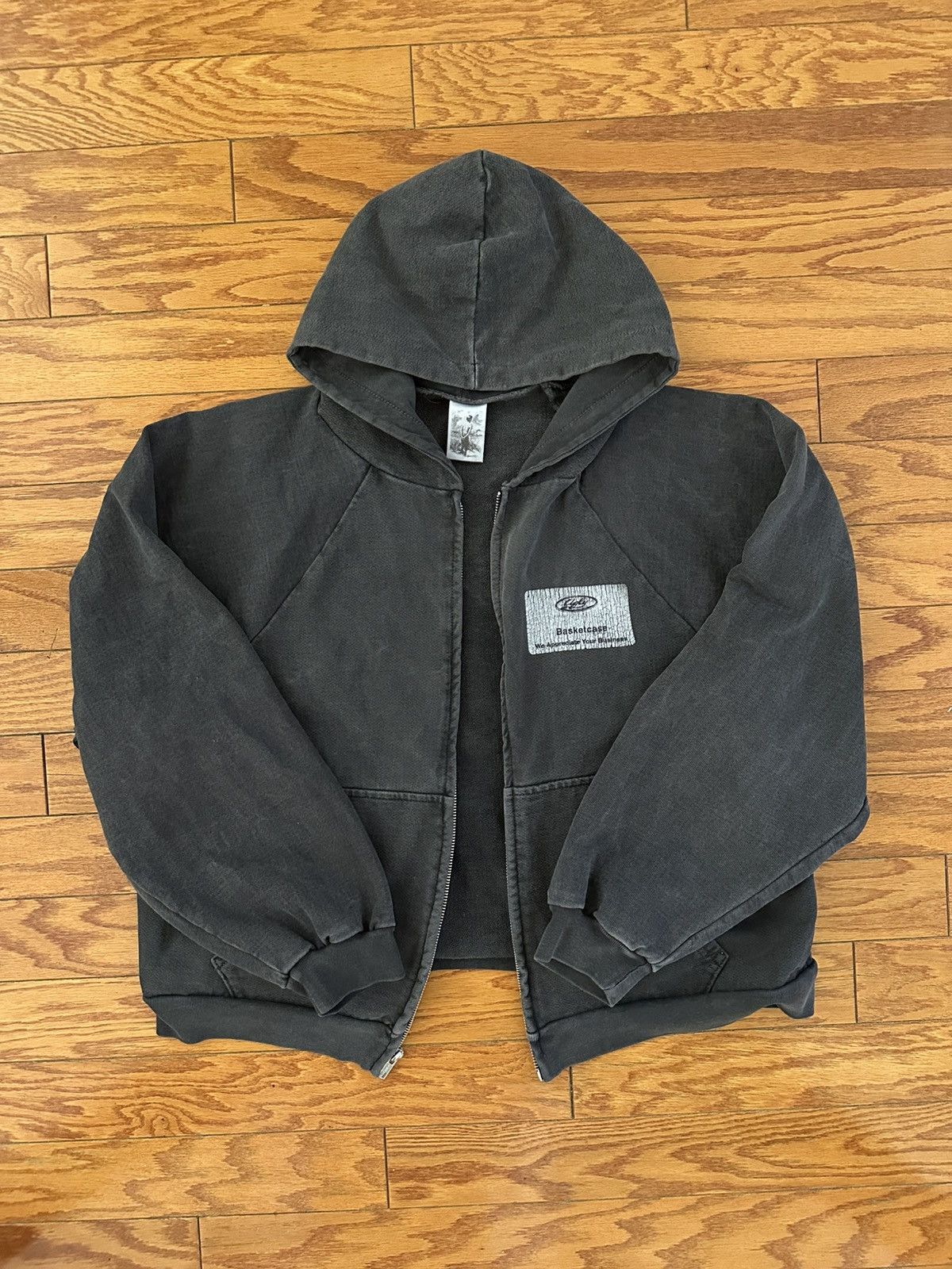 basketcase gallery Basketcase Gallery “UGLY” Zip-Up Hoodie | Grailed