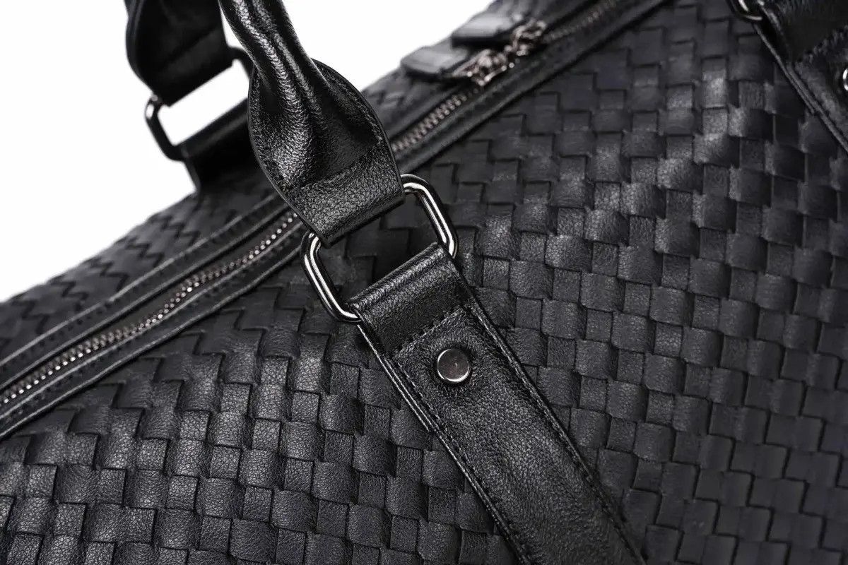Other Outdoor retro woven travel duffle bag pu leather Size ONE SIZE - 7 Thumbnail