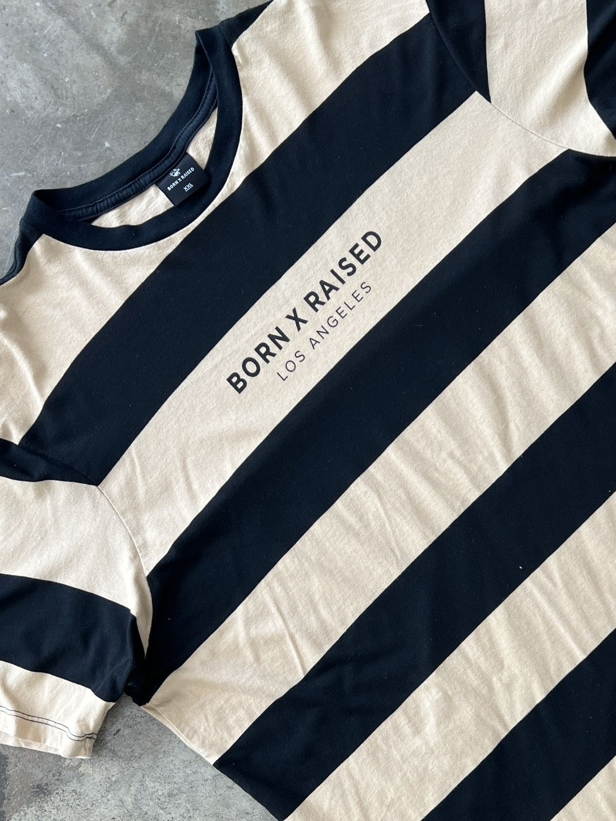 Born X Raised Born x Raised Los Angeles Striped Tee XXL Size US XXL / EU 58 / 5 - 1 Thumbnail