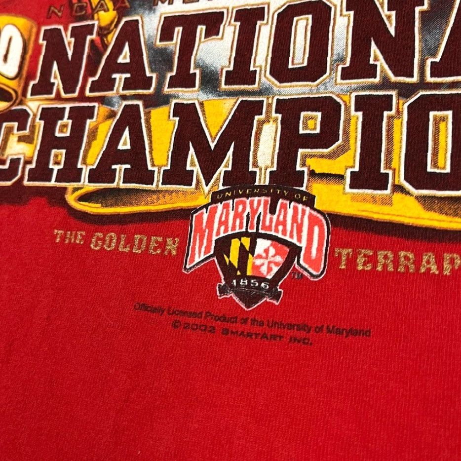 Champion VINTAGE University of Maryland Terrapins Shirt Mens M Red National Champions 2002 Size US M / EU 48-50 / 2 - 3 Thumbnail