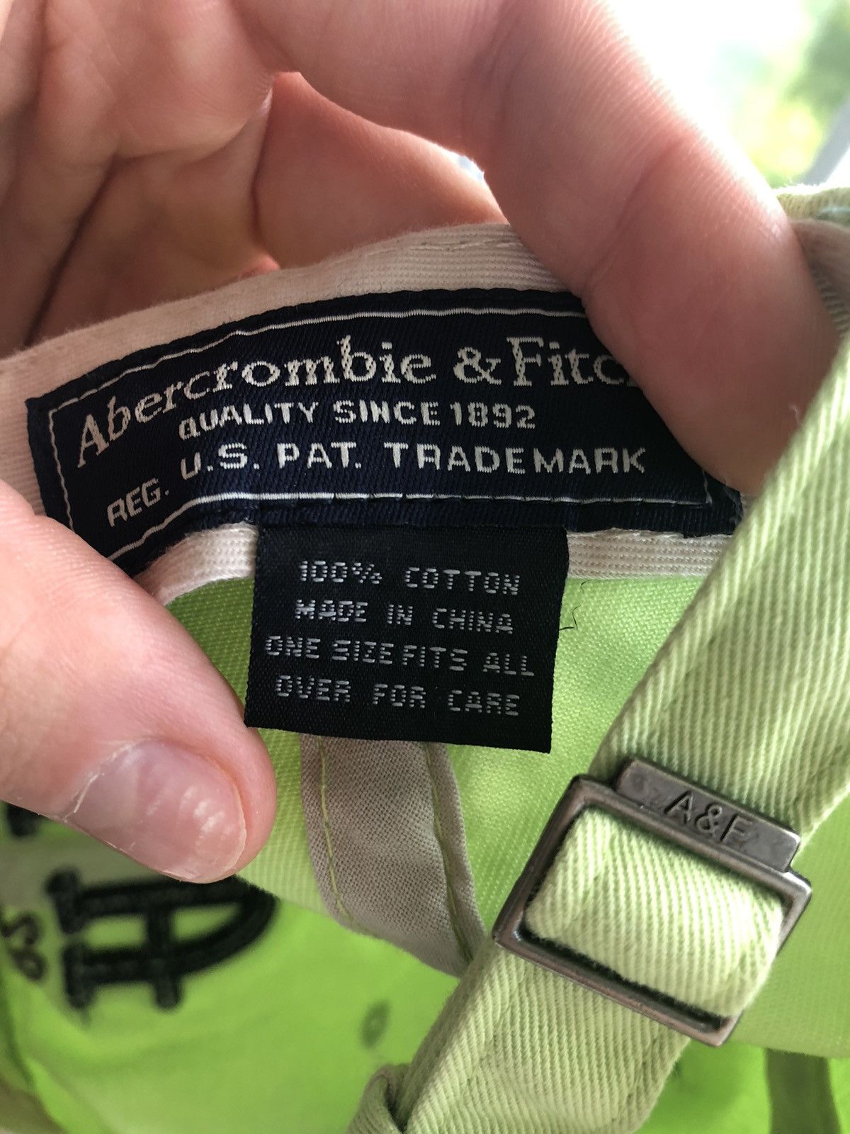 Abercrombie & Fitch ABERCROMBIE & FITCH RARE VINTAGE HAT CAP Size ONE SIZE - 6 Thumbnail
