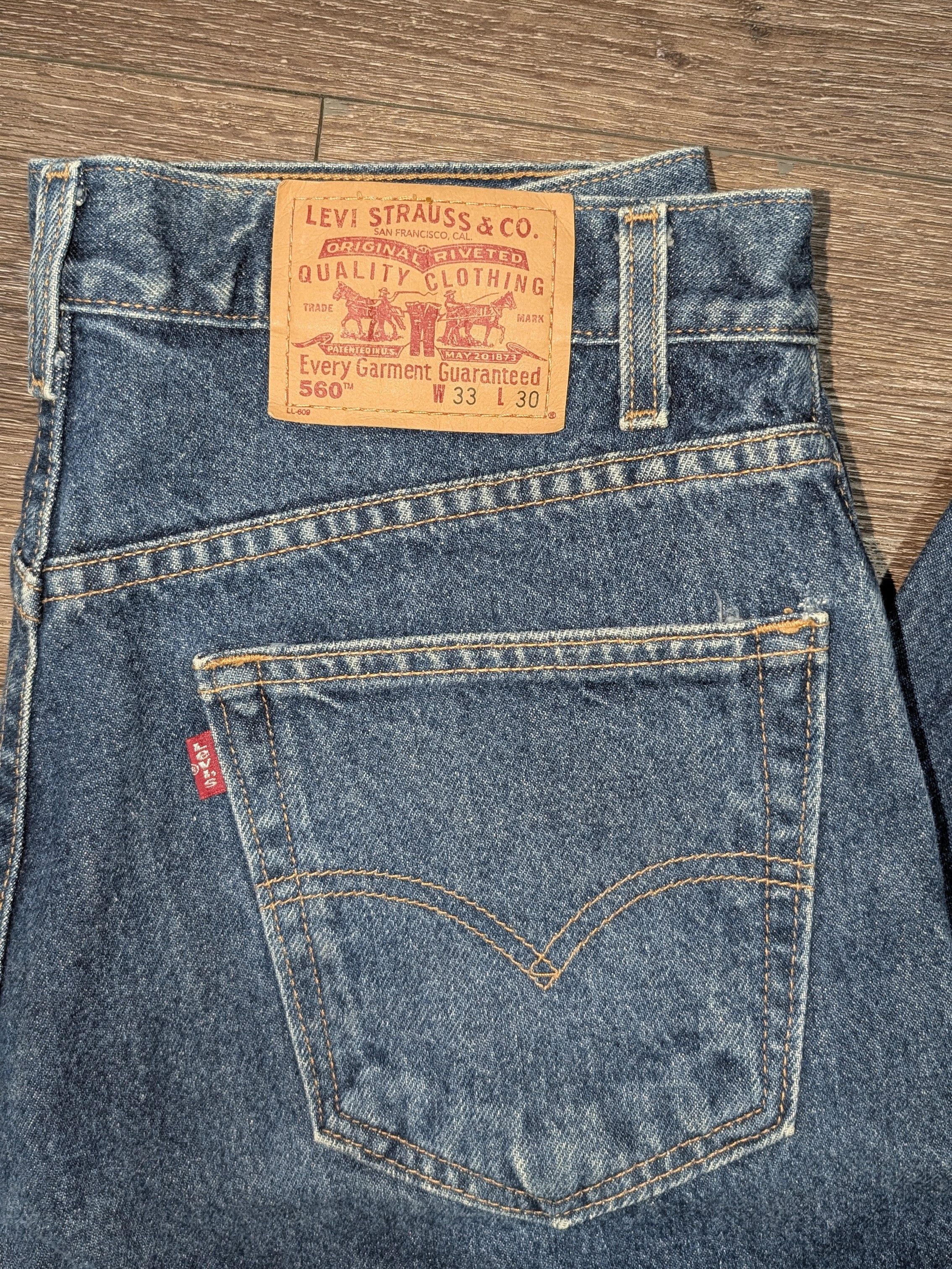 Levi's Vintage Levi's 505 blue jeans - SIZE 33 x 30 Size US 33 - 6 Thumbnail