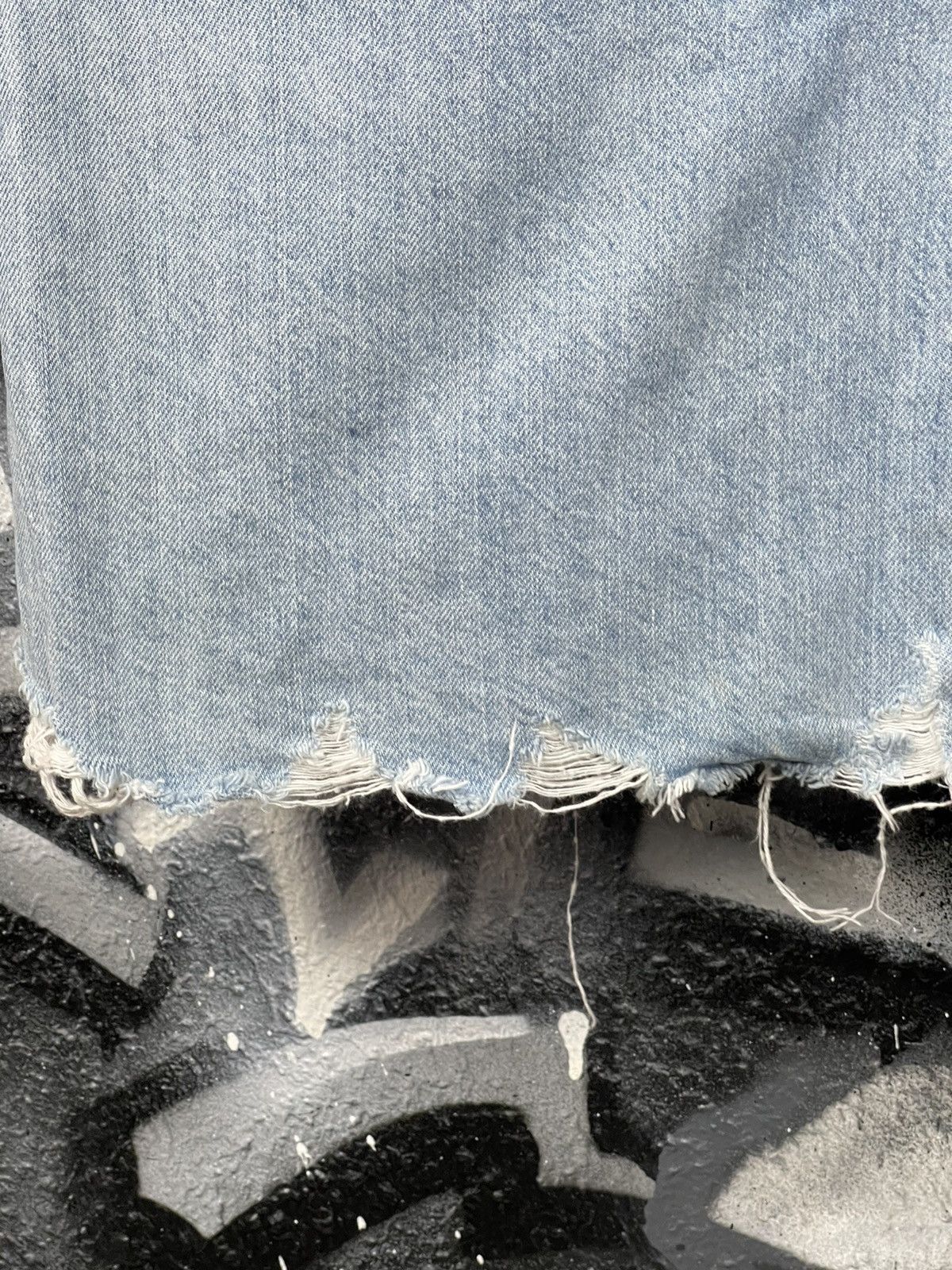 Levi's Vintage Clothing Levi’s Washed Blue Denim Long Coat Women’s Jacket Size XS Size XS / US 0-2 / IT 36-38 - 8 Thumbnail