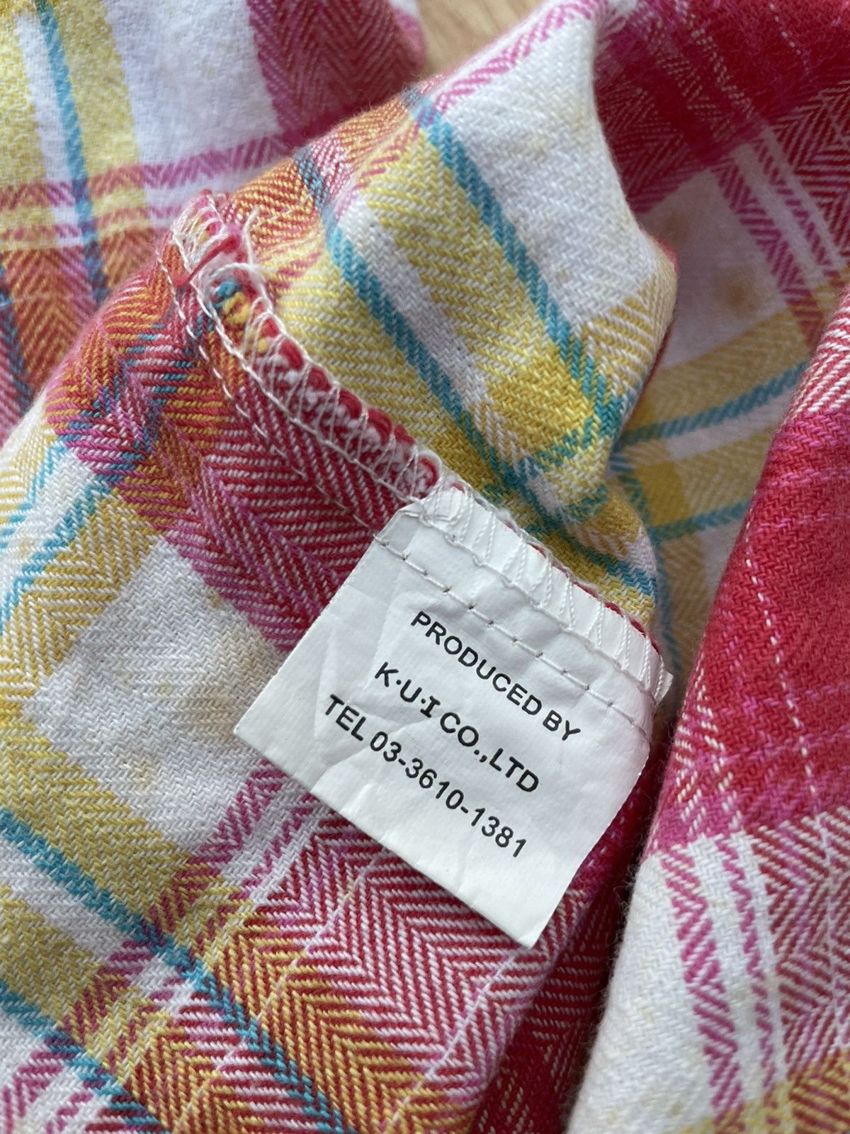 Hysteric Glamour × Japanese Brand Y2k K.U.I Patchwork shirt Size US L / EU 52-54 / 3 - 10 Thumbnail